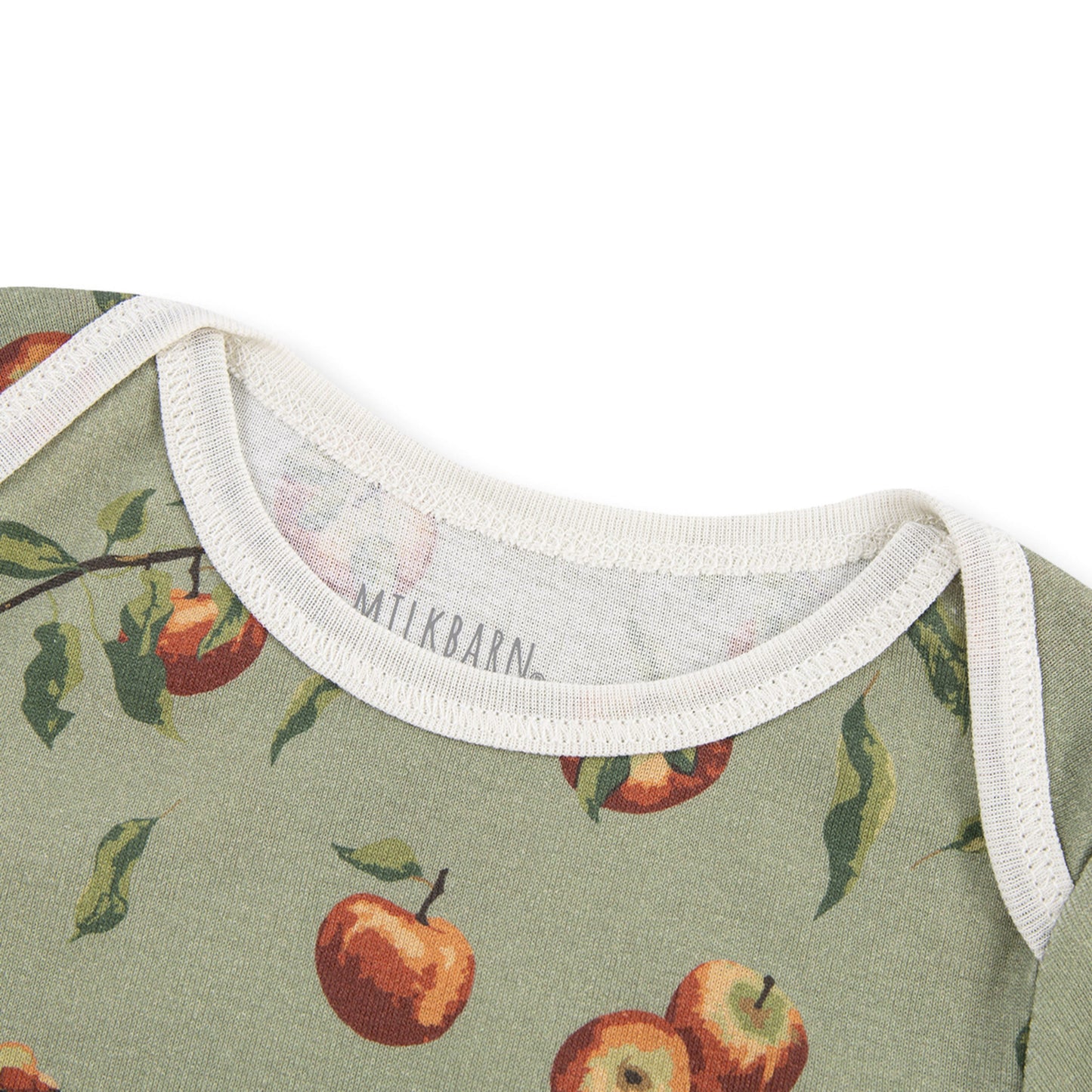 Apple Orchard Organic Cotton Long Sleeve One Piece