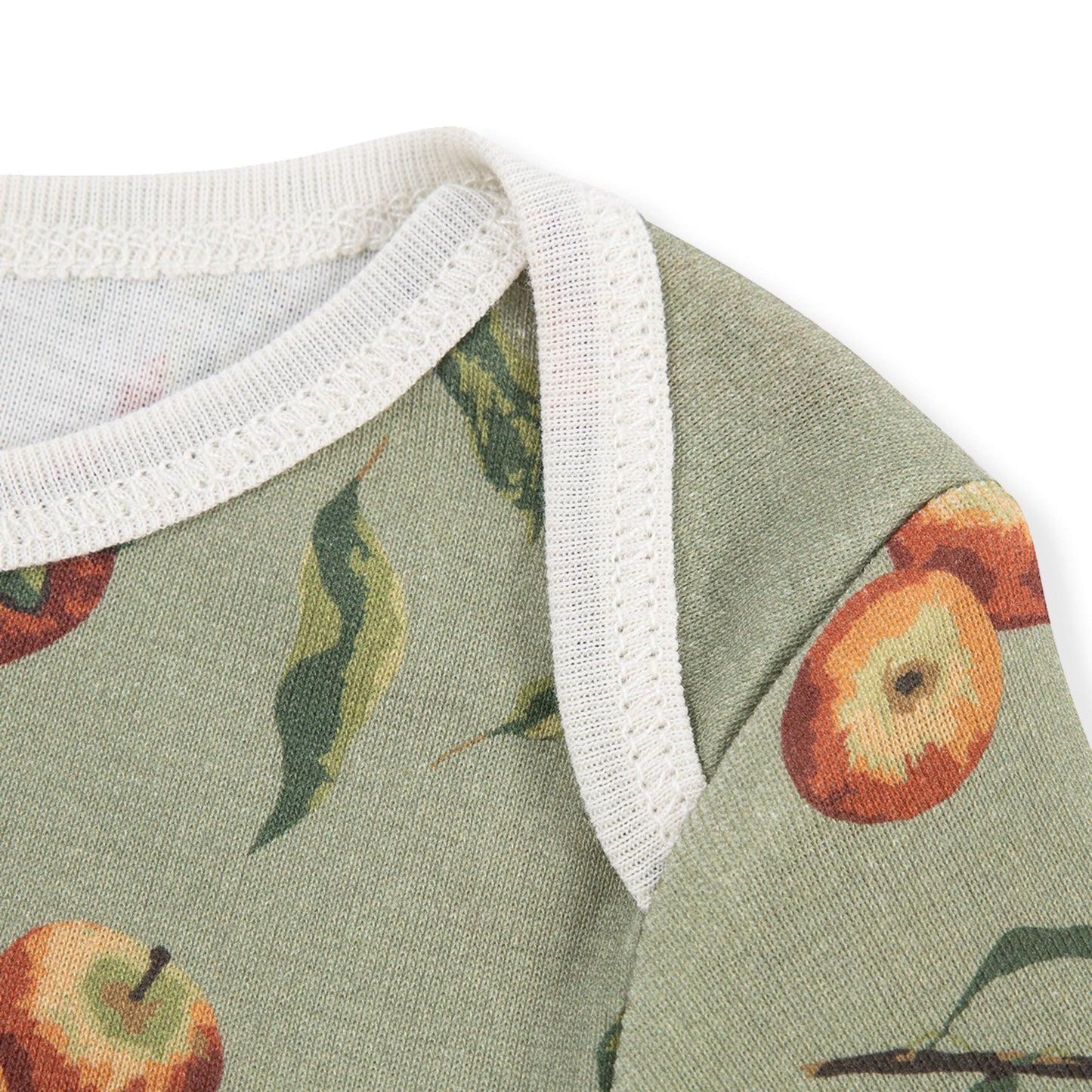 Apple Orchard Organic Cotton Long Sleeve One Piece