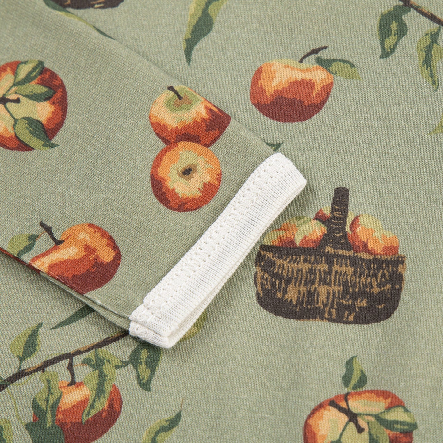 Apple Orchard Organic Cotton Long Sleeve One Piece