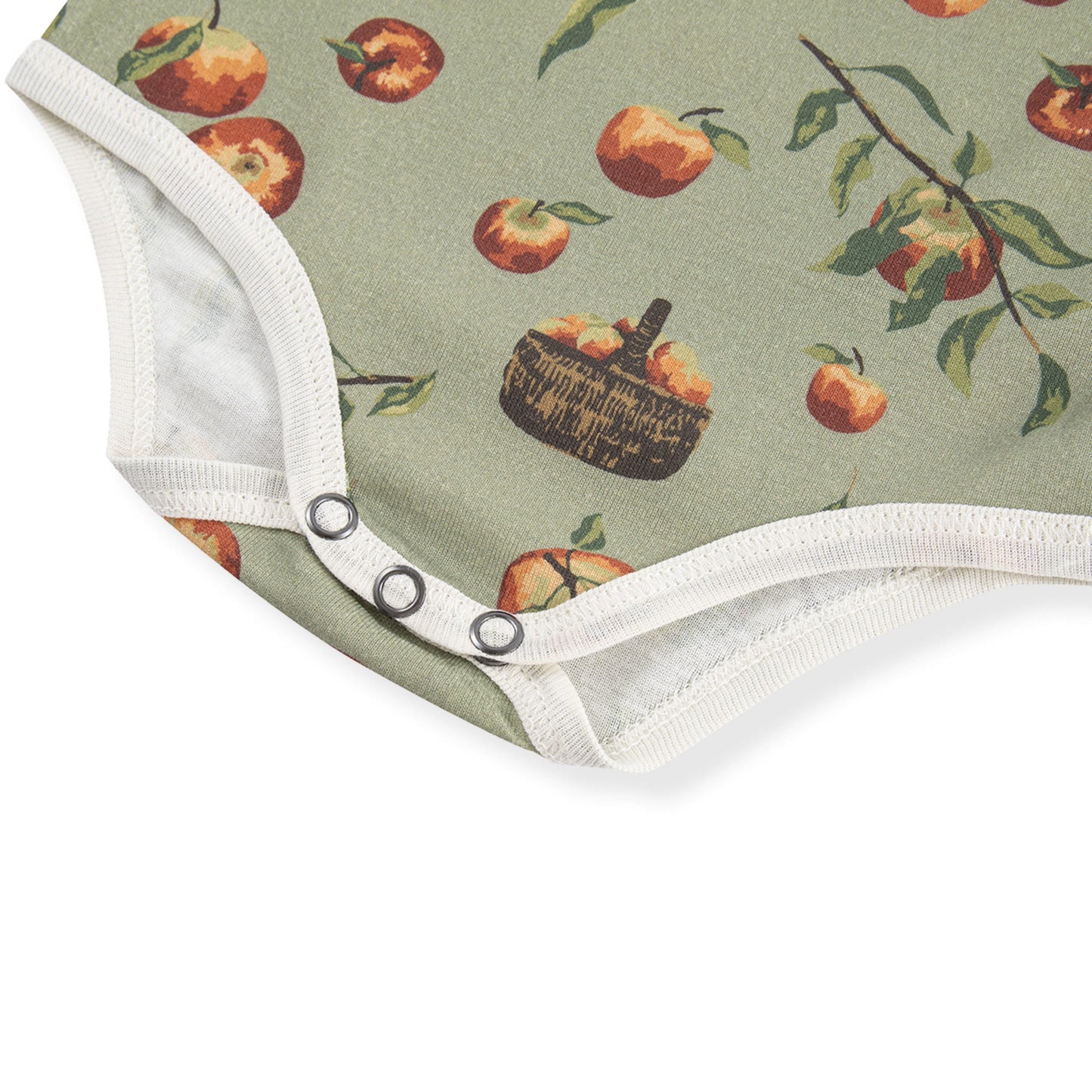 Apple Orchard Organic Cotton Long Sleeve One Piece