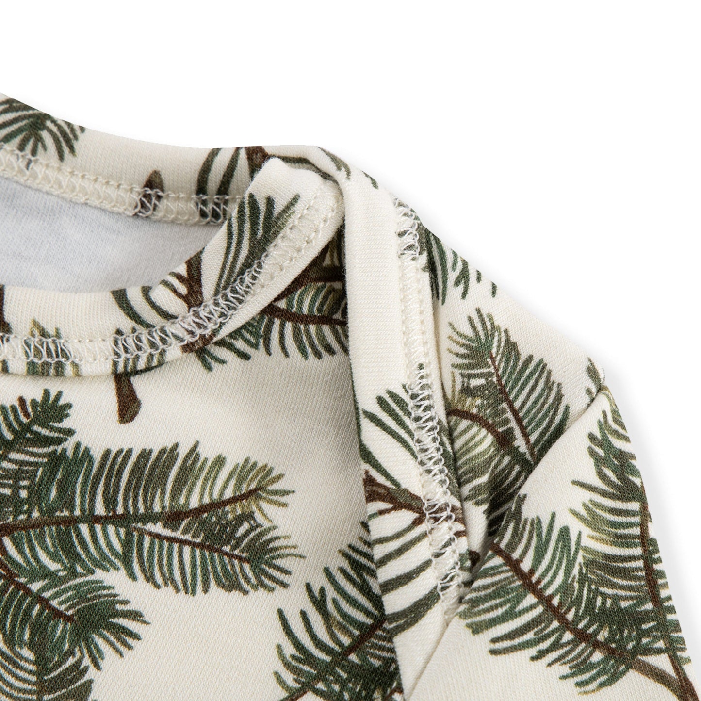 Pine Brushed Long Sleeve One Piece