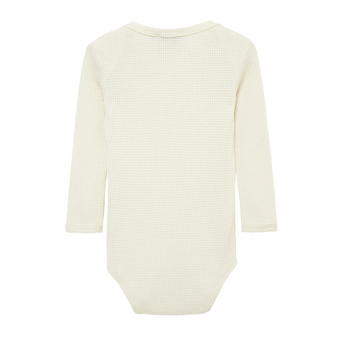 Vanilla Waffle Long Sleeve One Piece