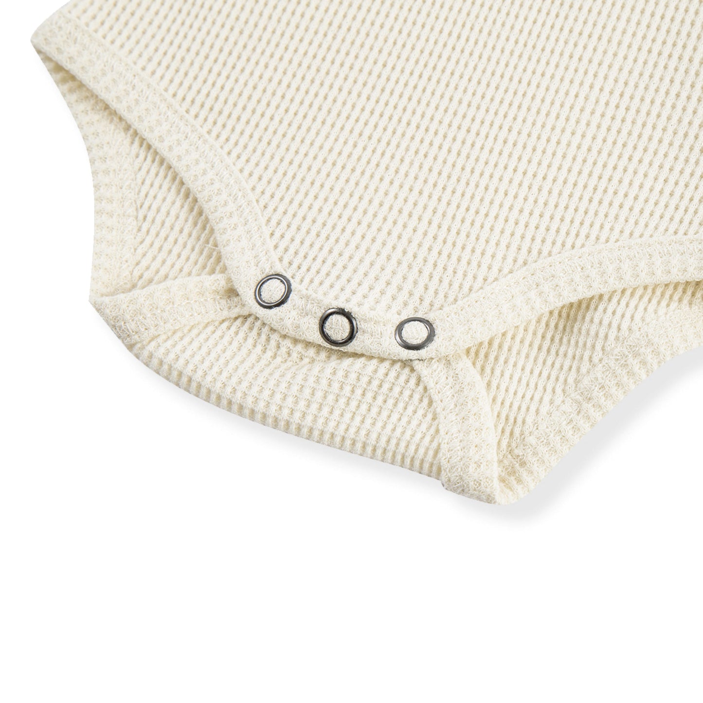 Vanilla Waffle Long Sleeve One Piece