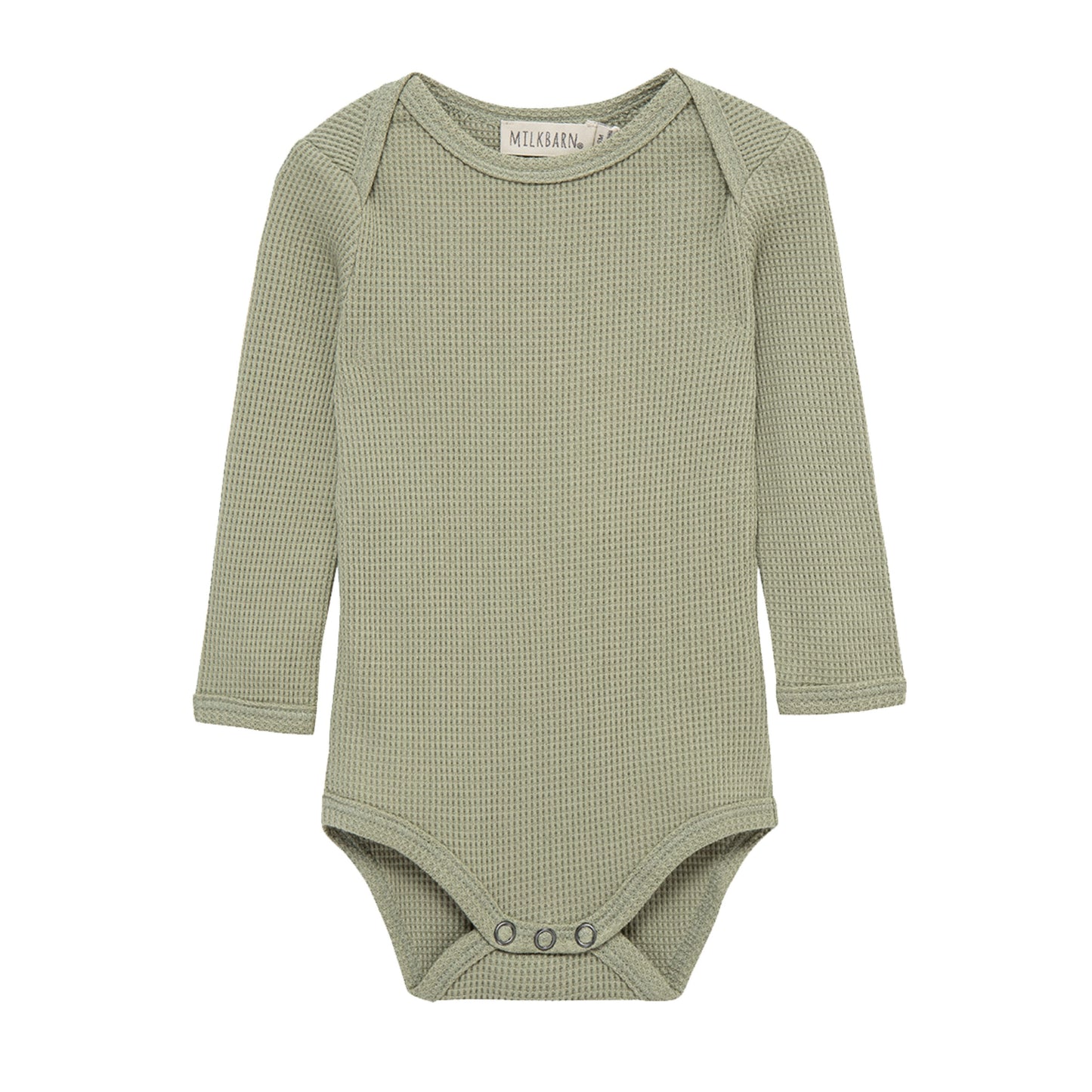 Tea Waffle Long Sleeve One Piece