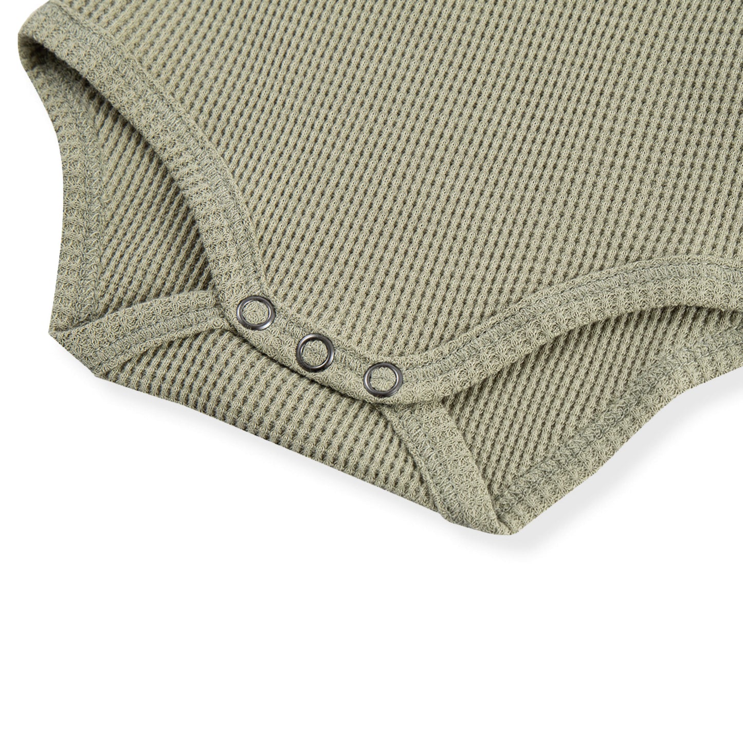 Tea Waffle Long Sleeve One Piece