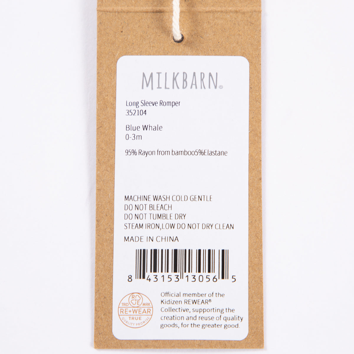 Blue Whale Bamboo Stretch Long Sleeve Romper