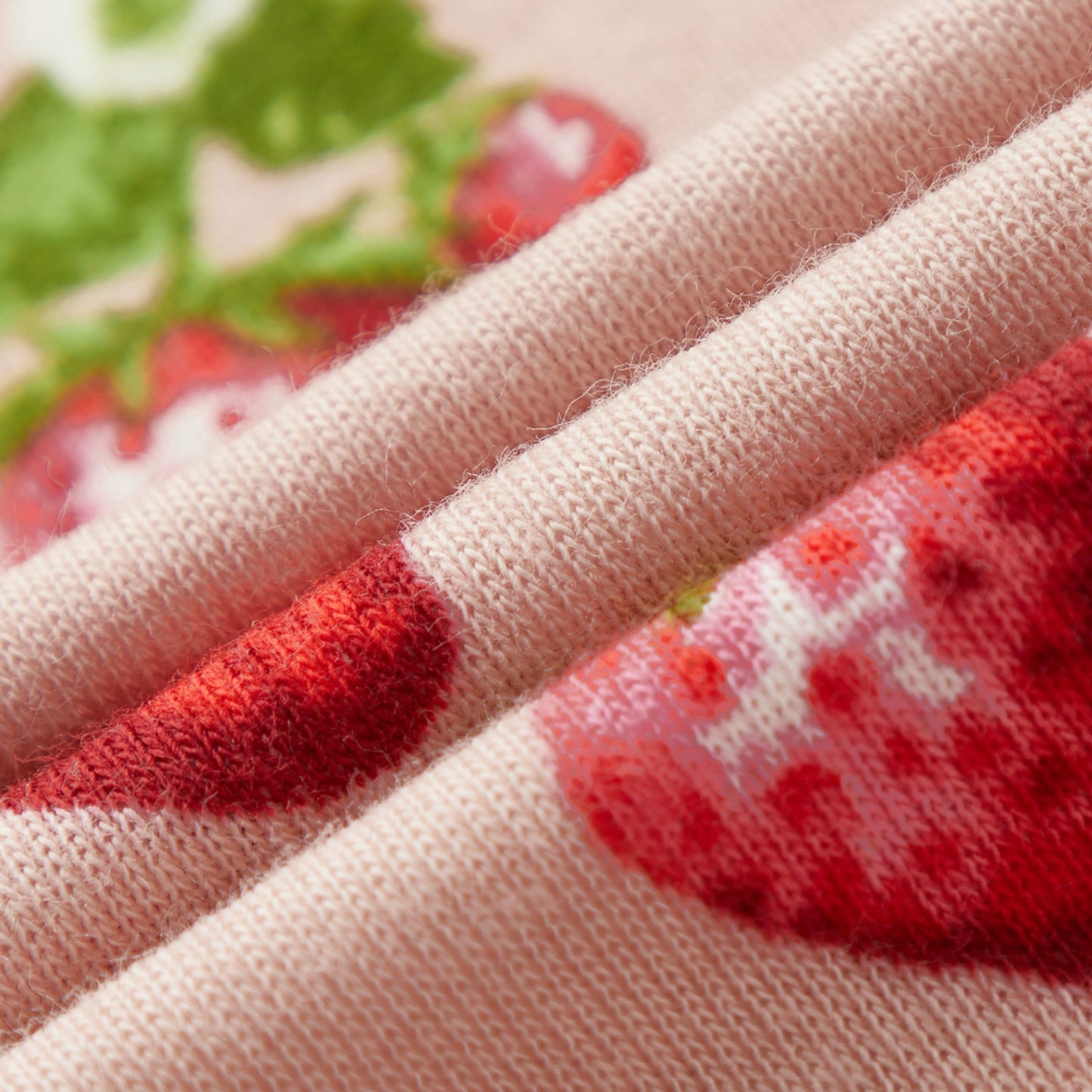 Strawberry Organic Cotton LS Two Piece Pajama Set