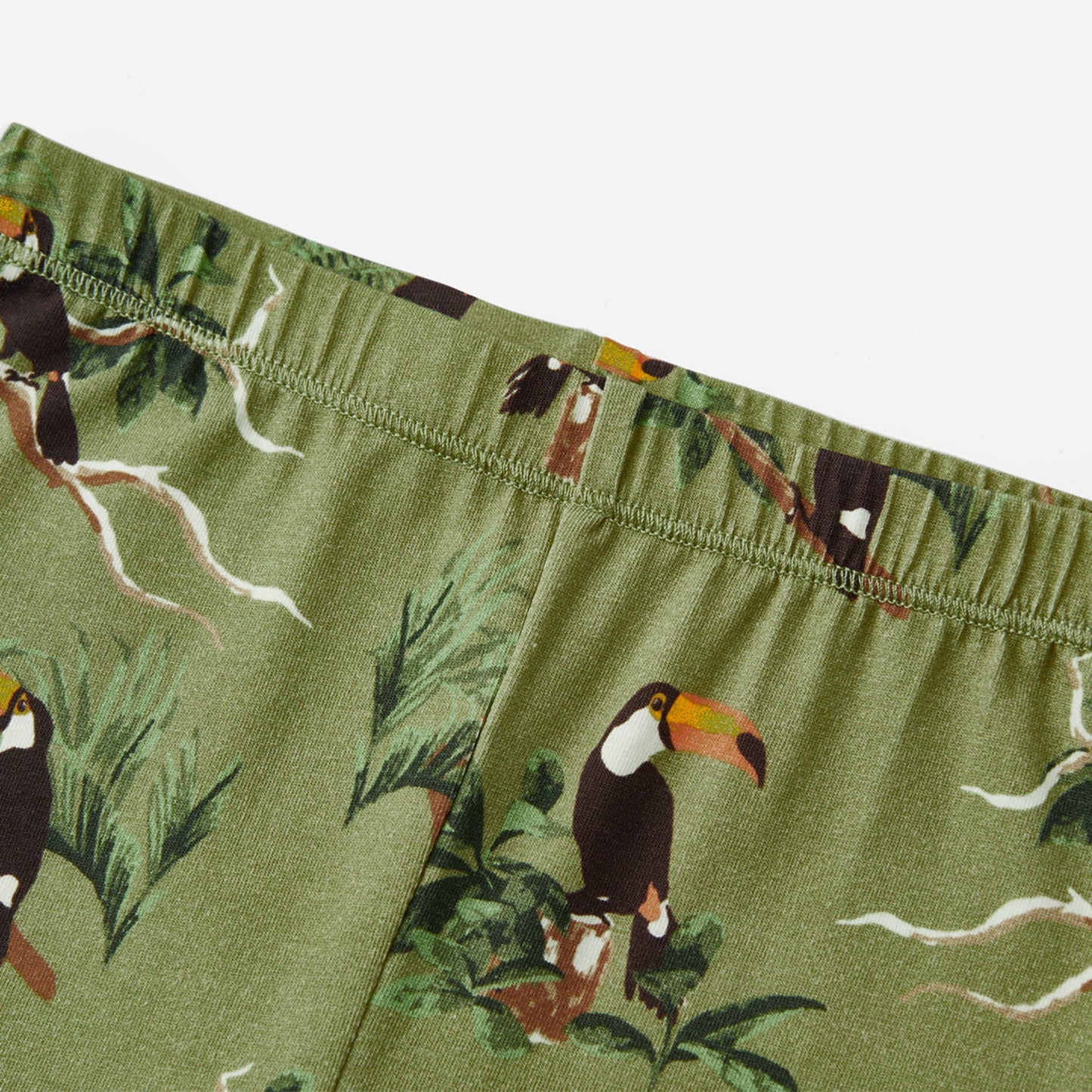 Toucan Cotton Stretch LS Two Piece Pajama Set