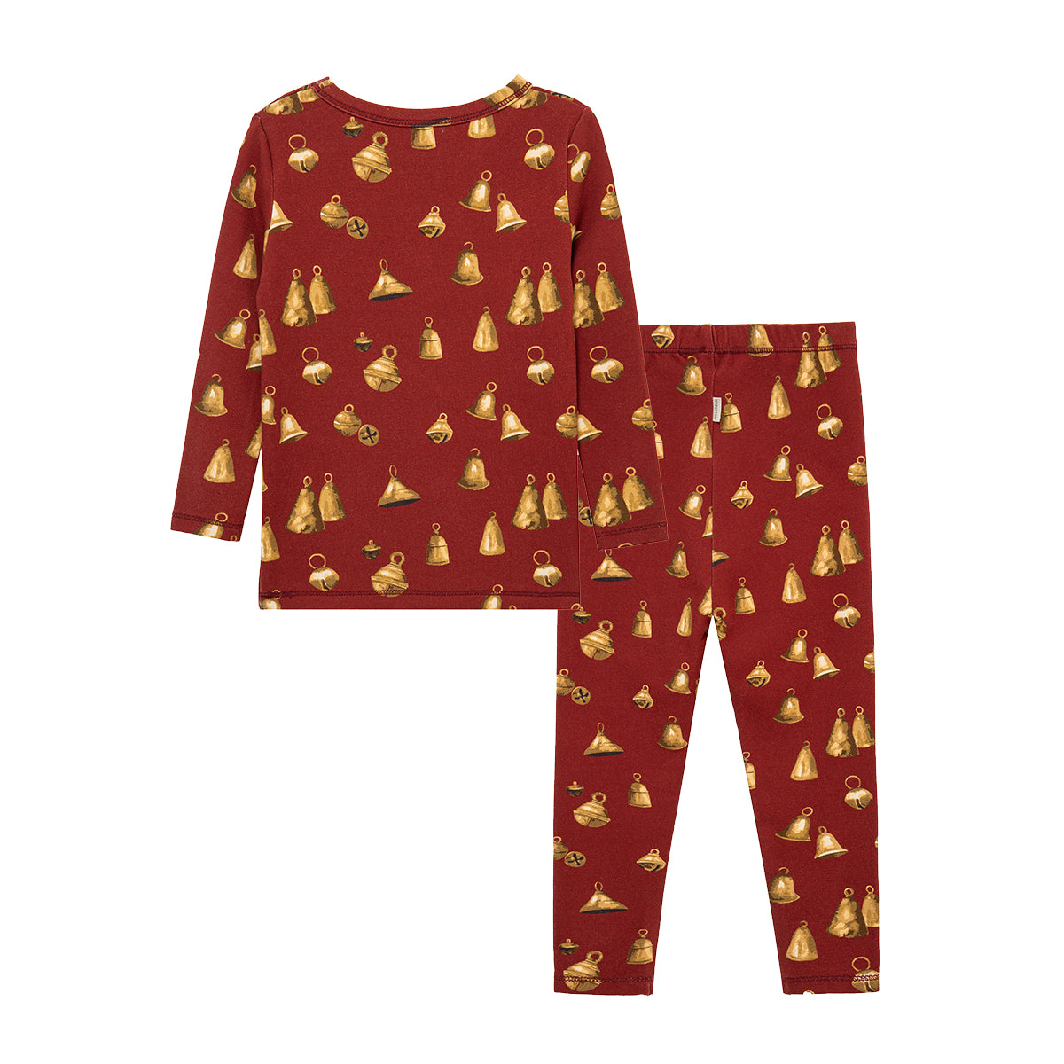 Vintage Bell Brushed Long Sleeve Two Piece Pajama Set