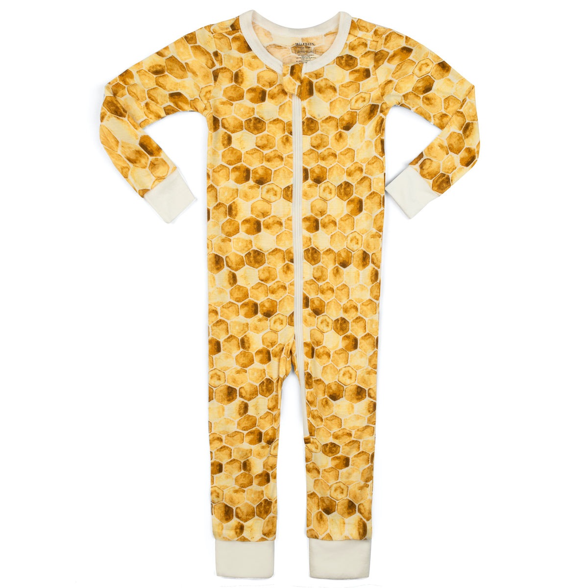 38138 - Bamboo Honeycomb Zipper Pajama