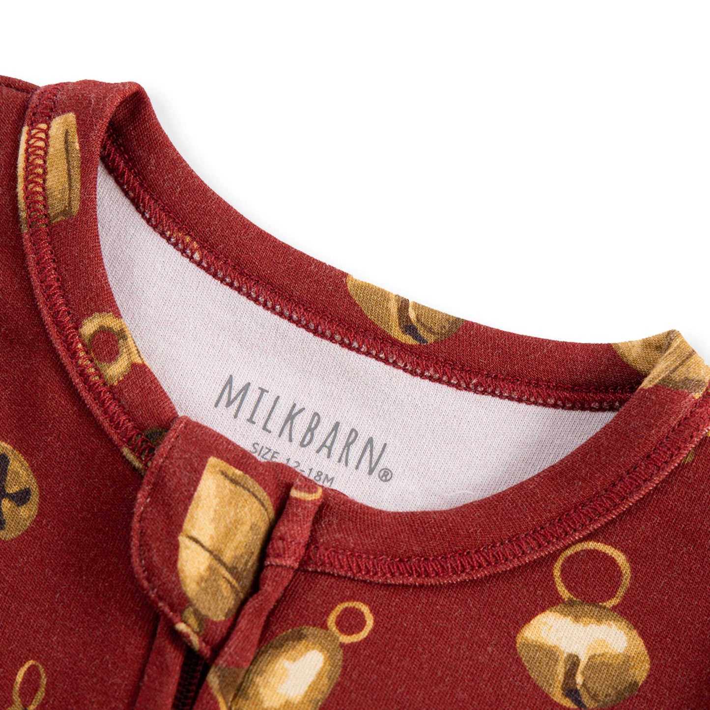 Vintage Bell Brushed Zipper Pajama