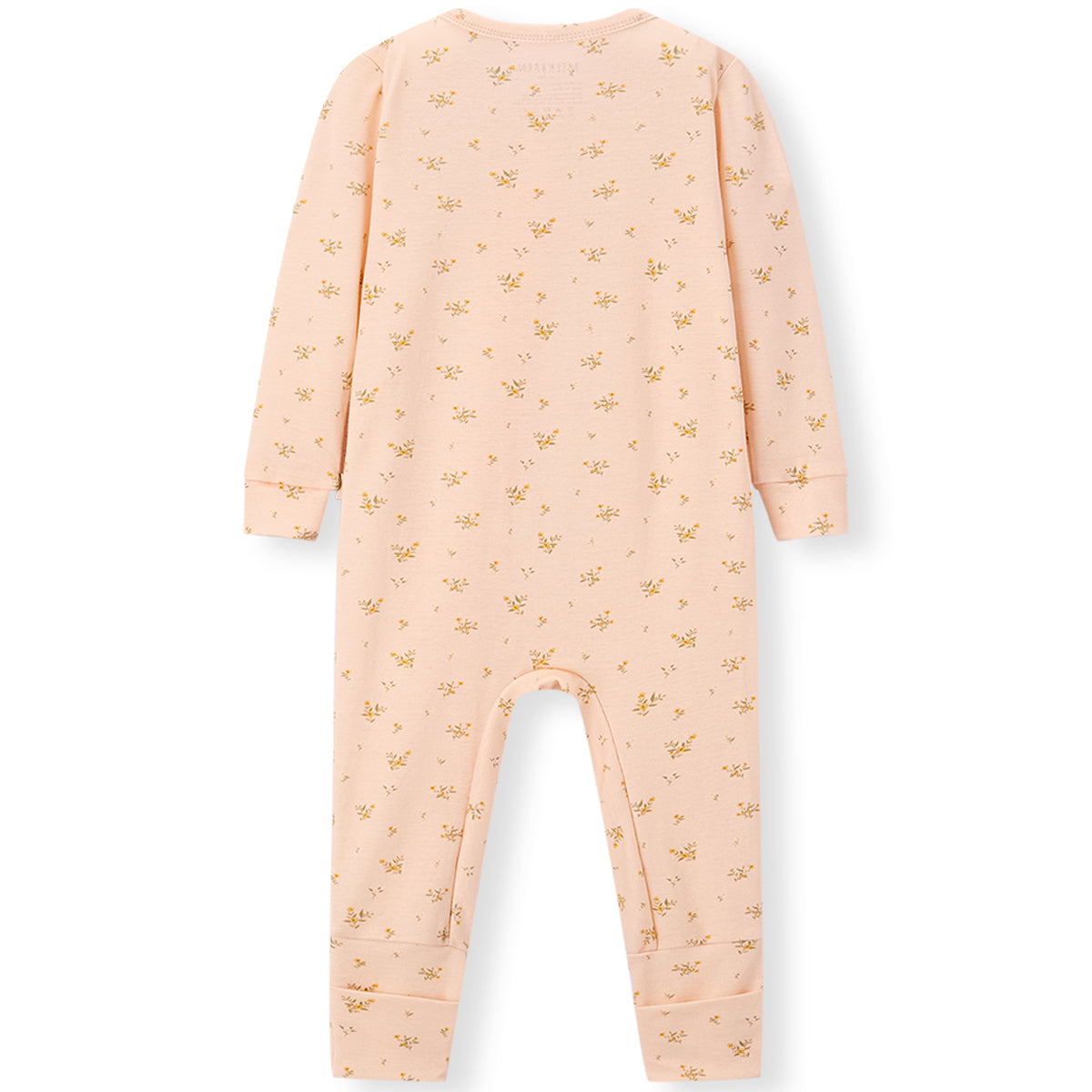 Organic Cotton Convertible Footed Romper Dainty Floral