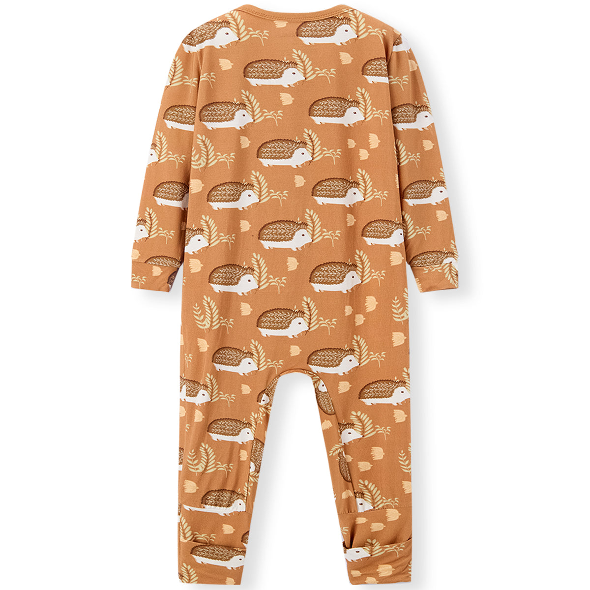 Luxe Stretch Convertible Footed Romper Hedgehog