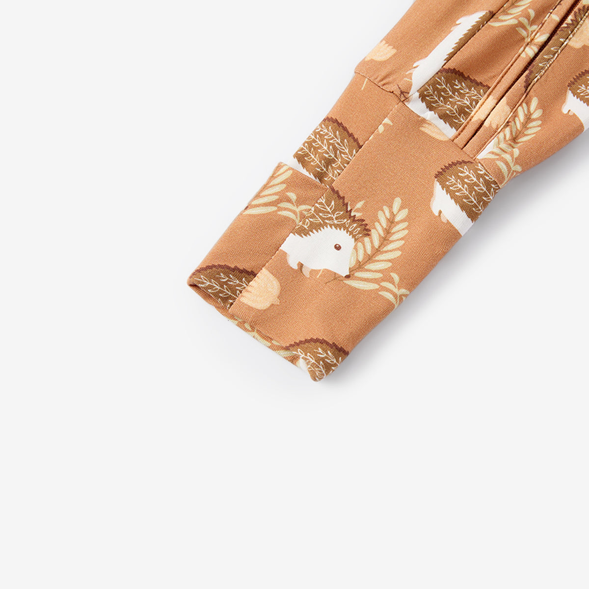 Luxe Stretch Convertible Footed Romper Hedgehog