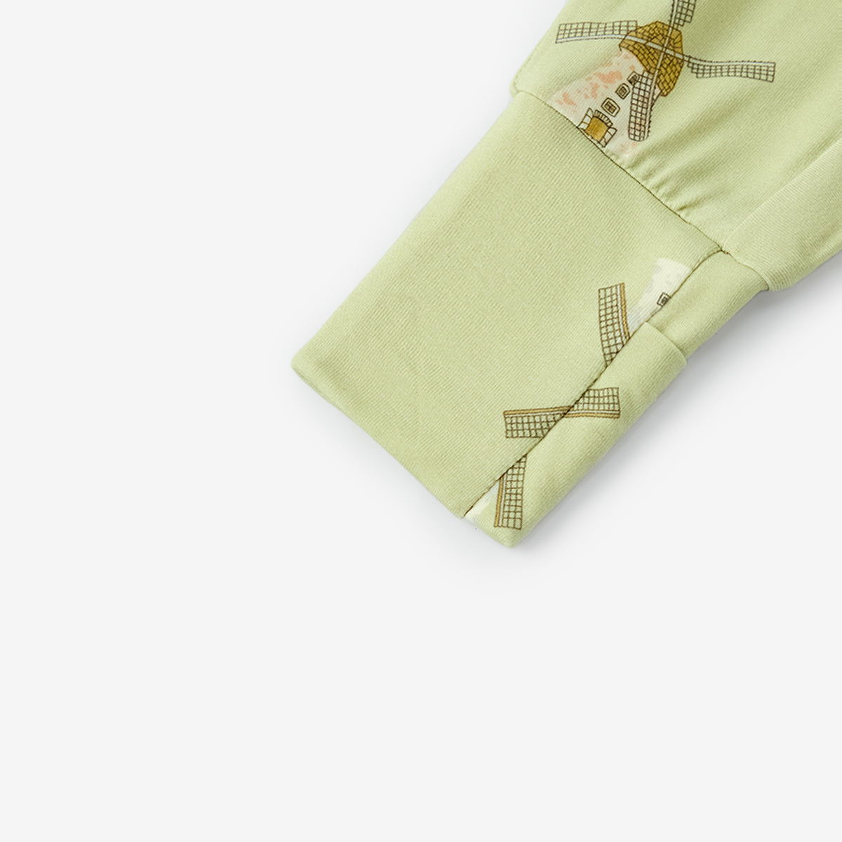 Luxe Stretch Convertible Footed Romper Windmill