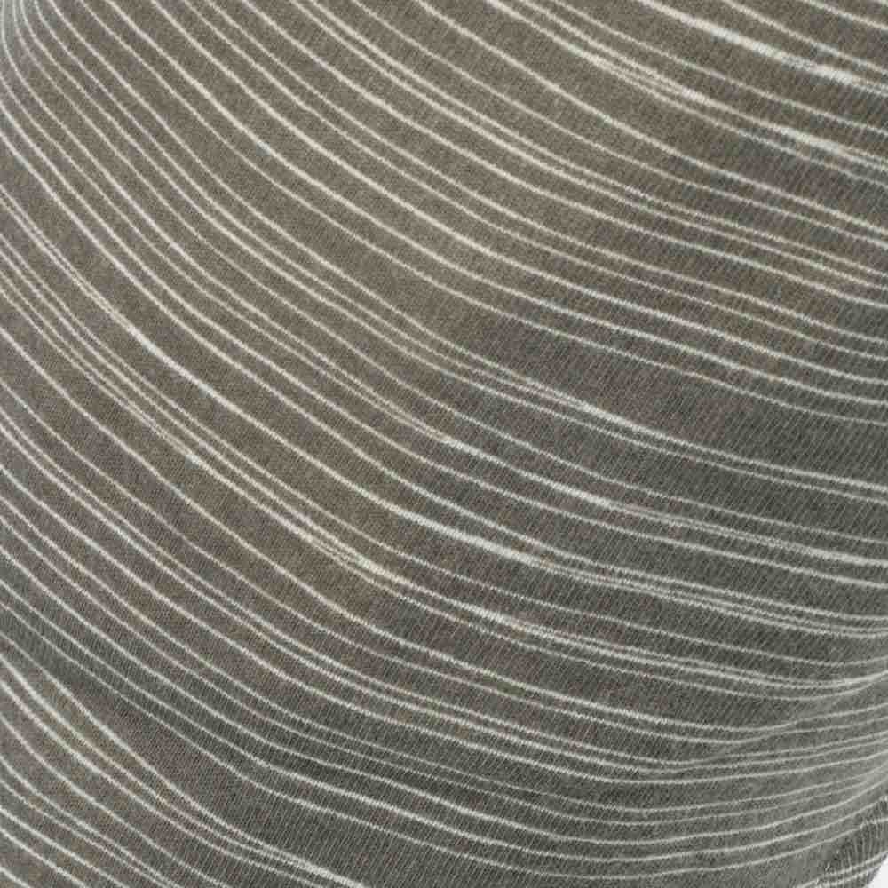 Grey Stripe Kerchief Bib Print by Milkbarn Kids
