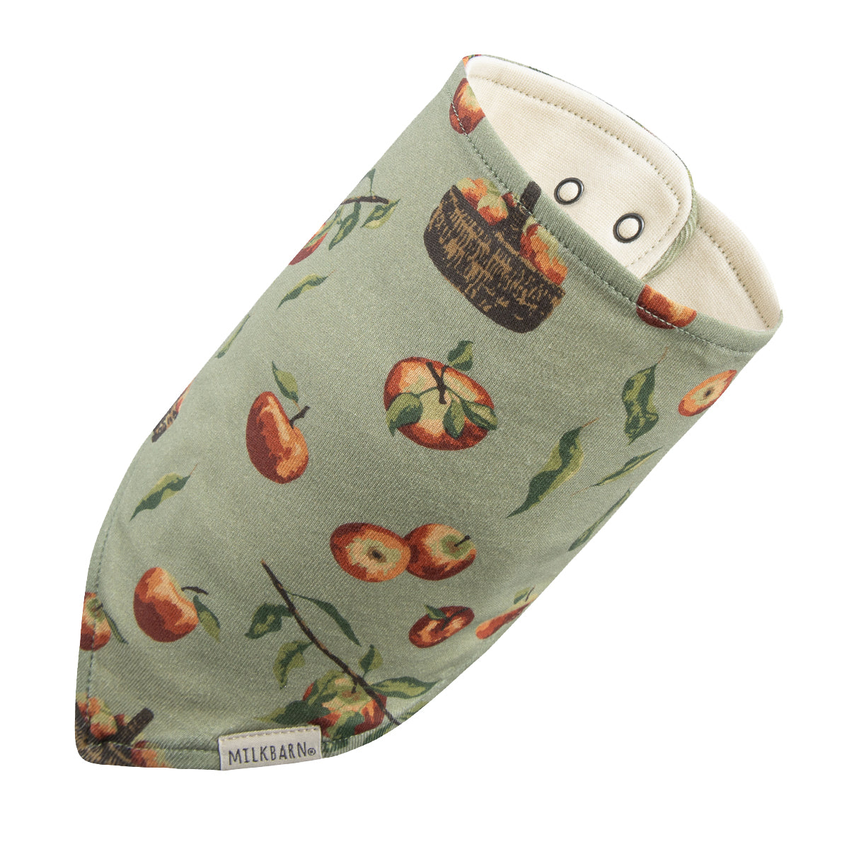 Apple Orchard Organic Cotton Kerchief Bib