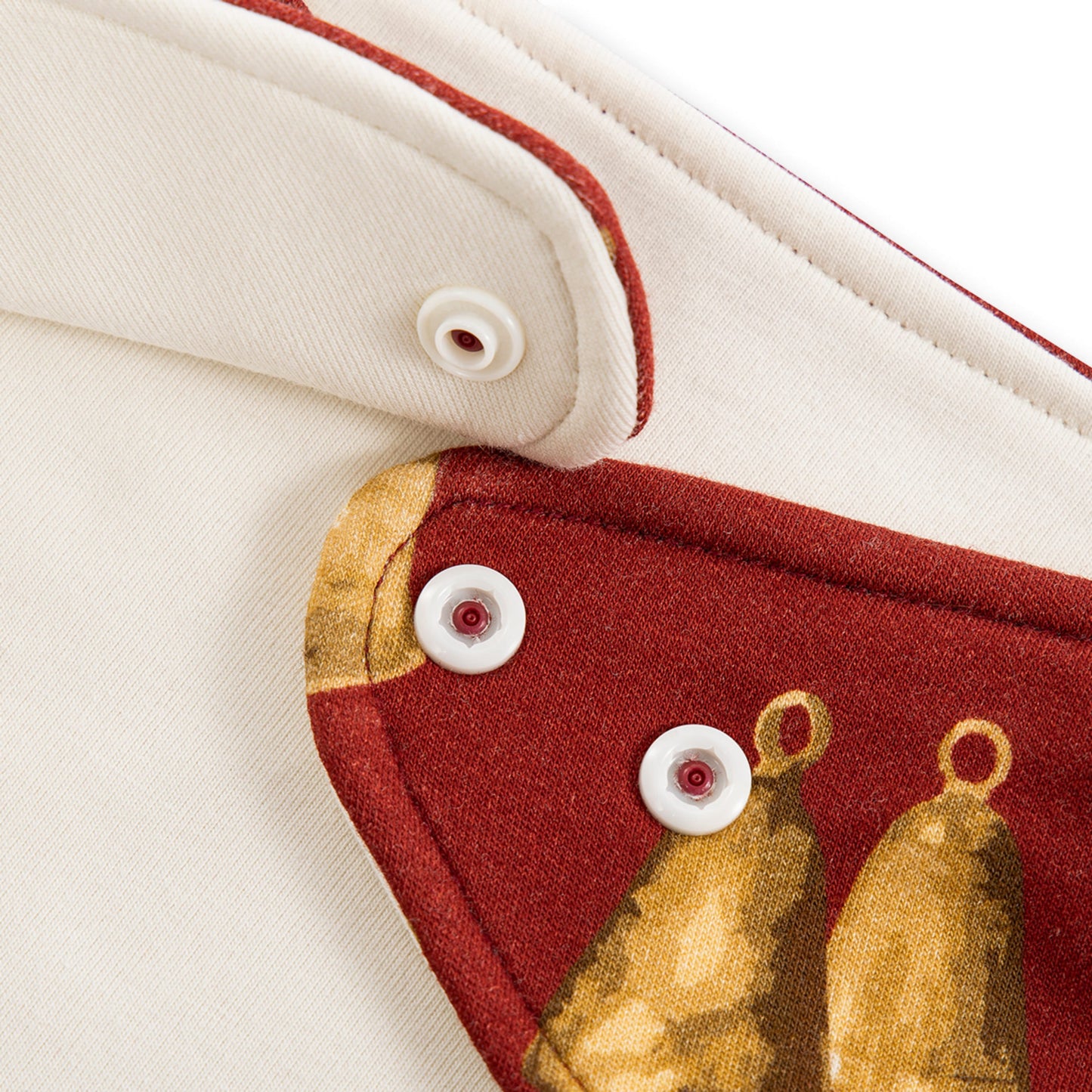 Vintage Bell Brushed Kerchief Bib