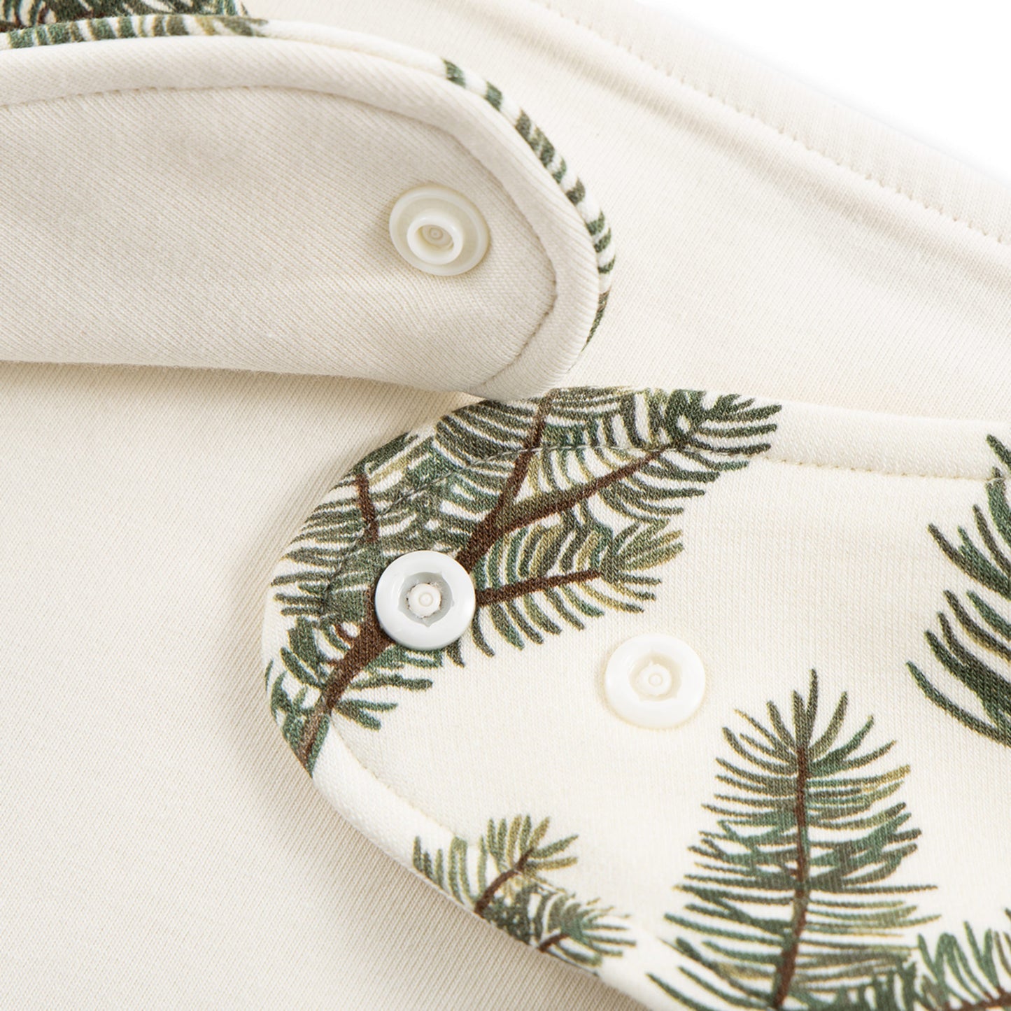 Pine Brushed Kerchief Bib
