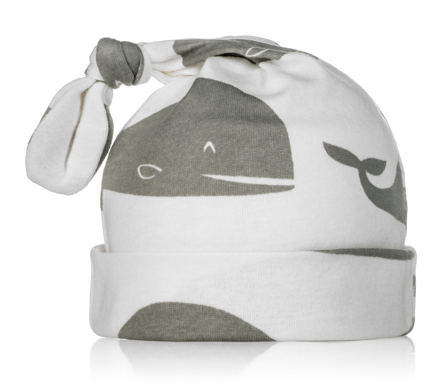 Grey Whale Organic Knotted Hat