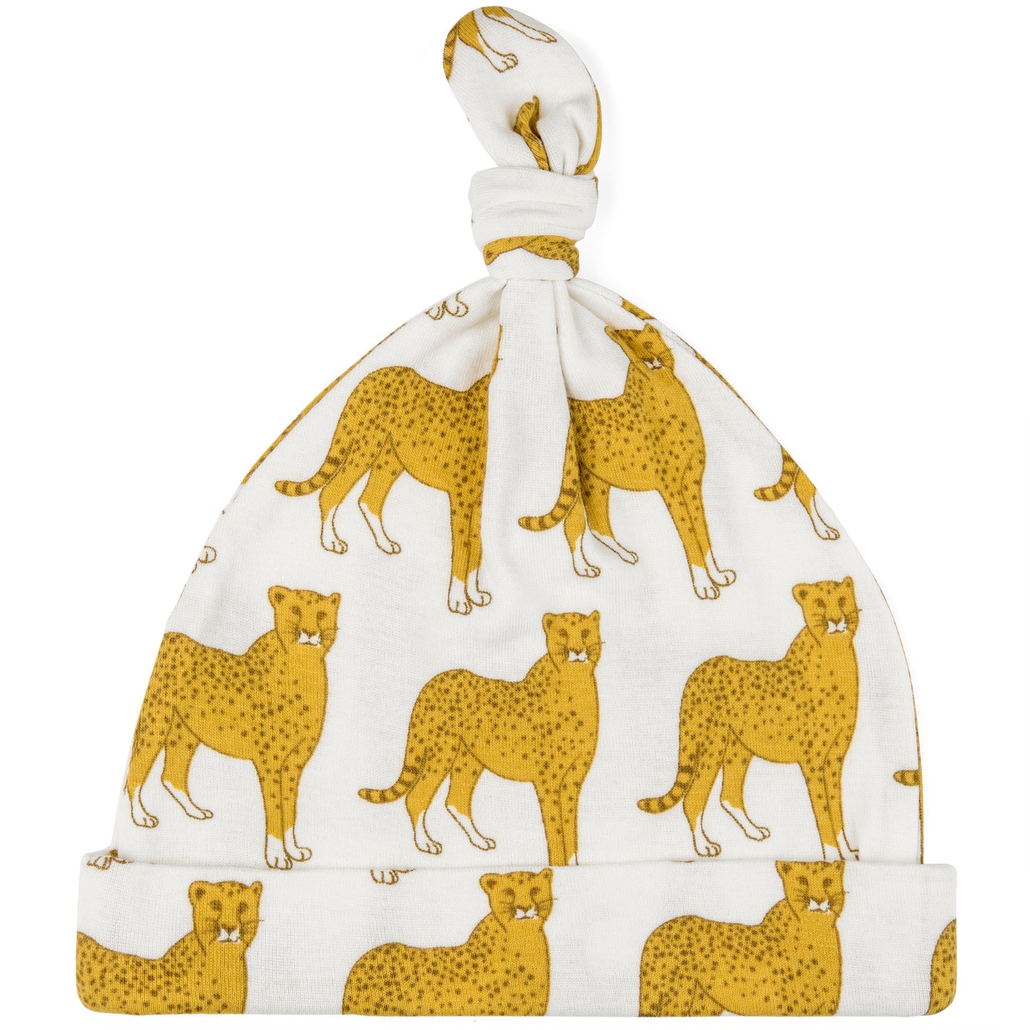 Cheetah Organic Knotted Hat