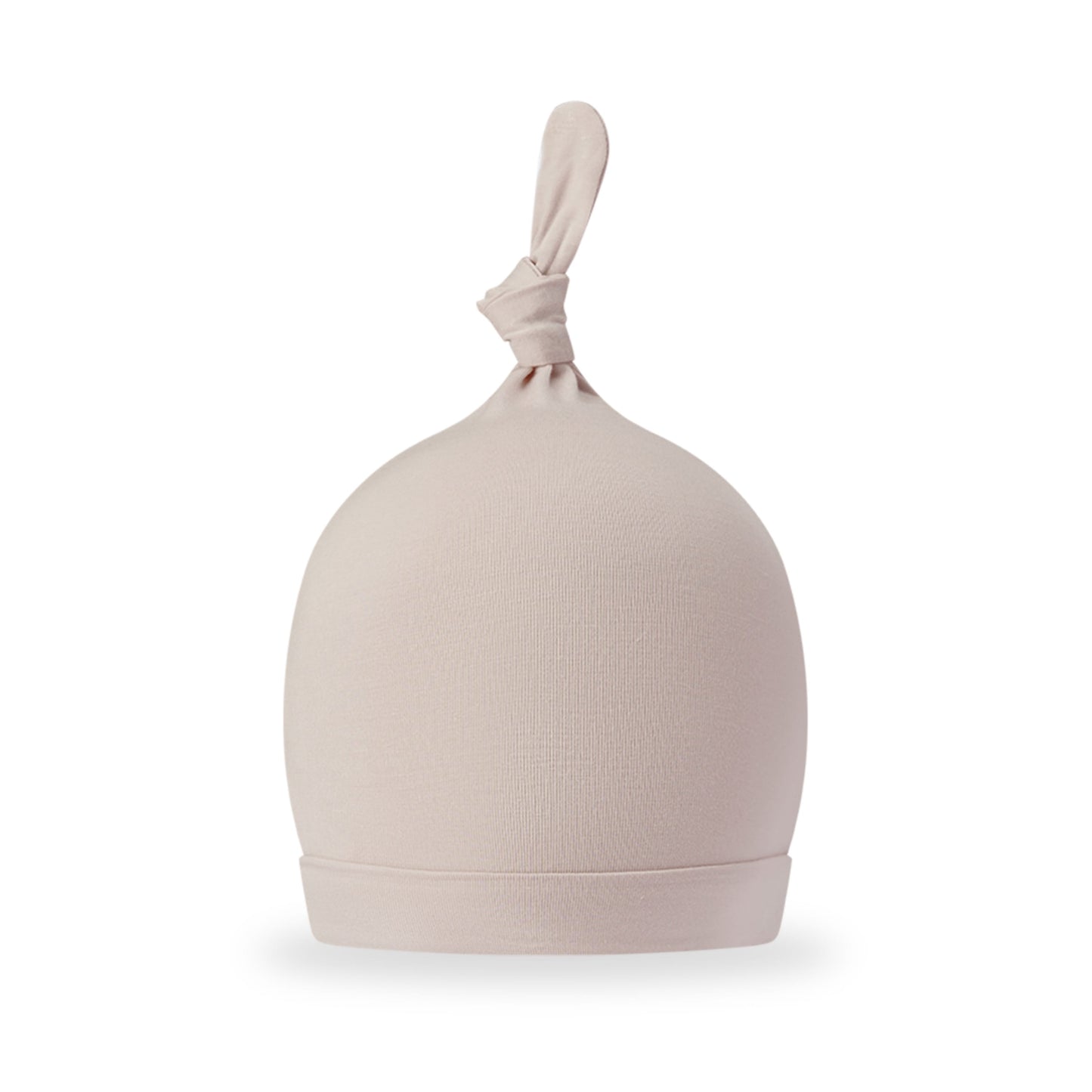 Sepia Rose Luxe Solid Knotted Beanie Hat