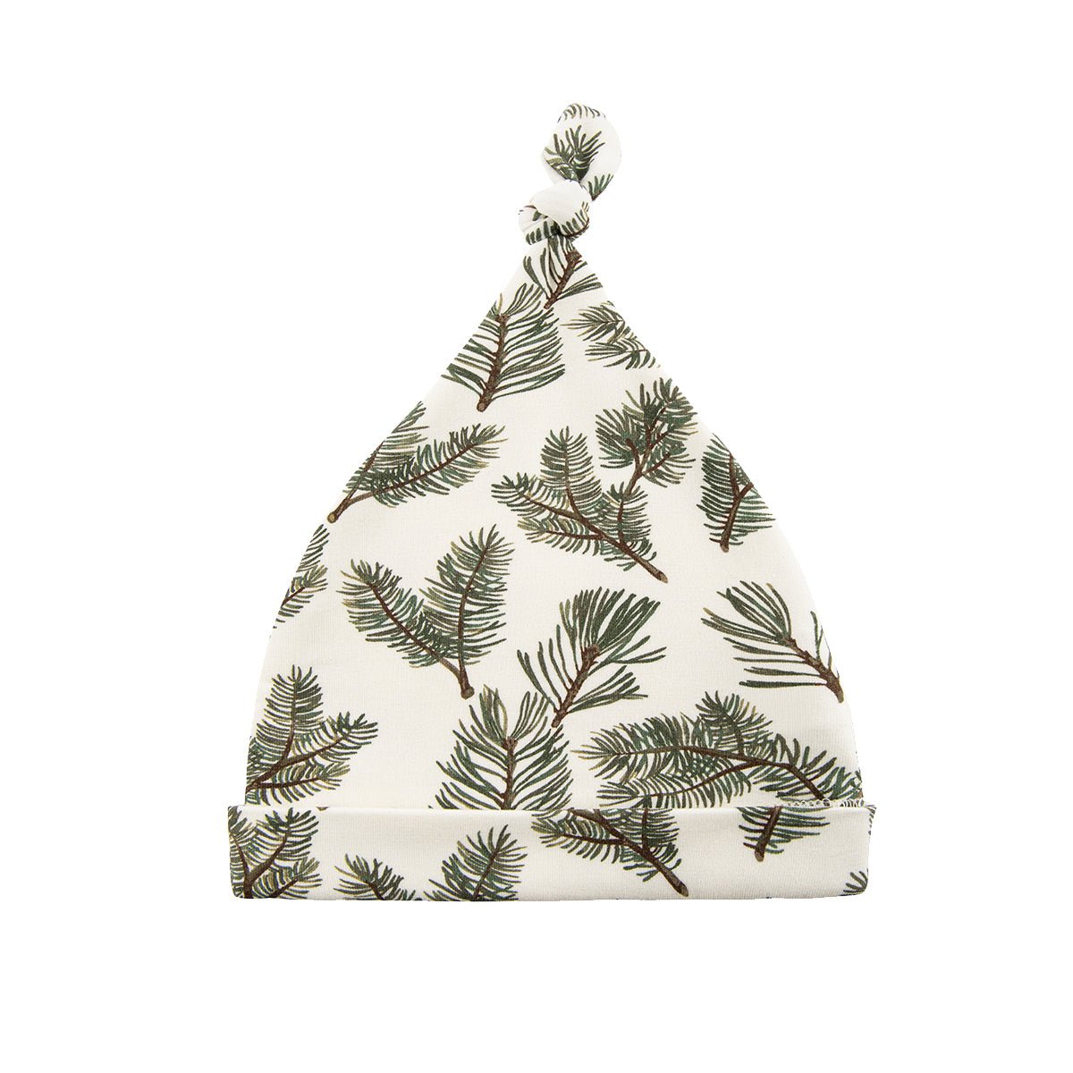 Pine Brushed Knotted Beanie Hat
