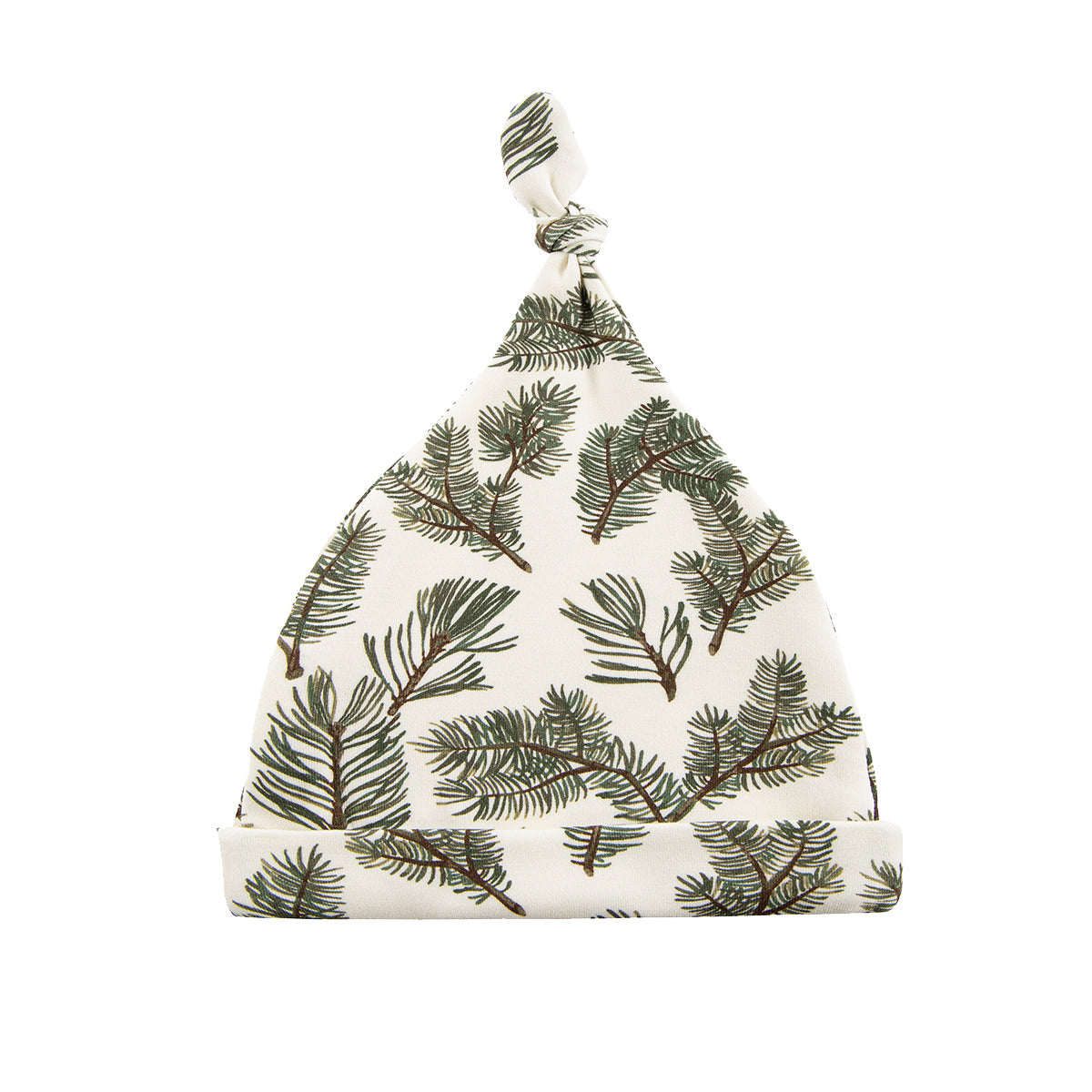 Pine Brushed Knotted Beanie Hat