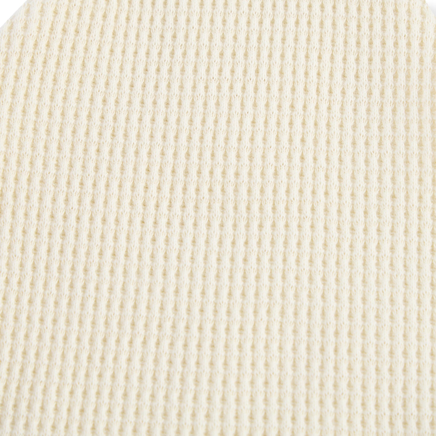 Vanilla Waffle Knotted Beanie Hat