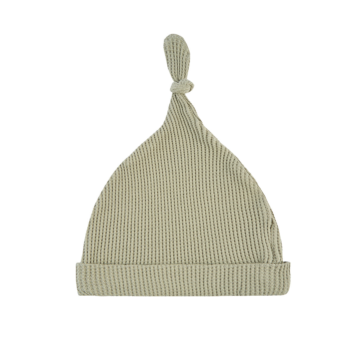 Tea Waffle Knotted Beanie Hat