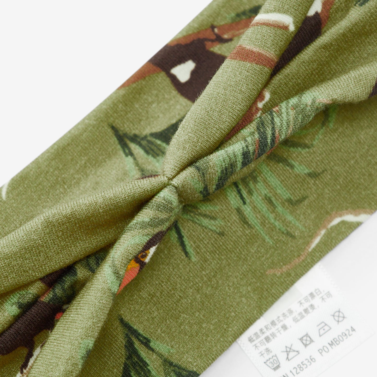 Toucan Cotton Stretch Knotted Headband