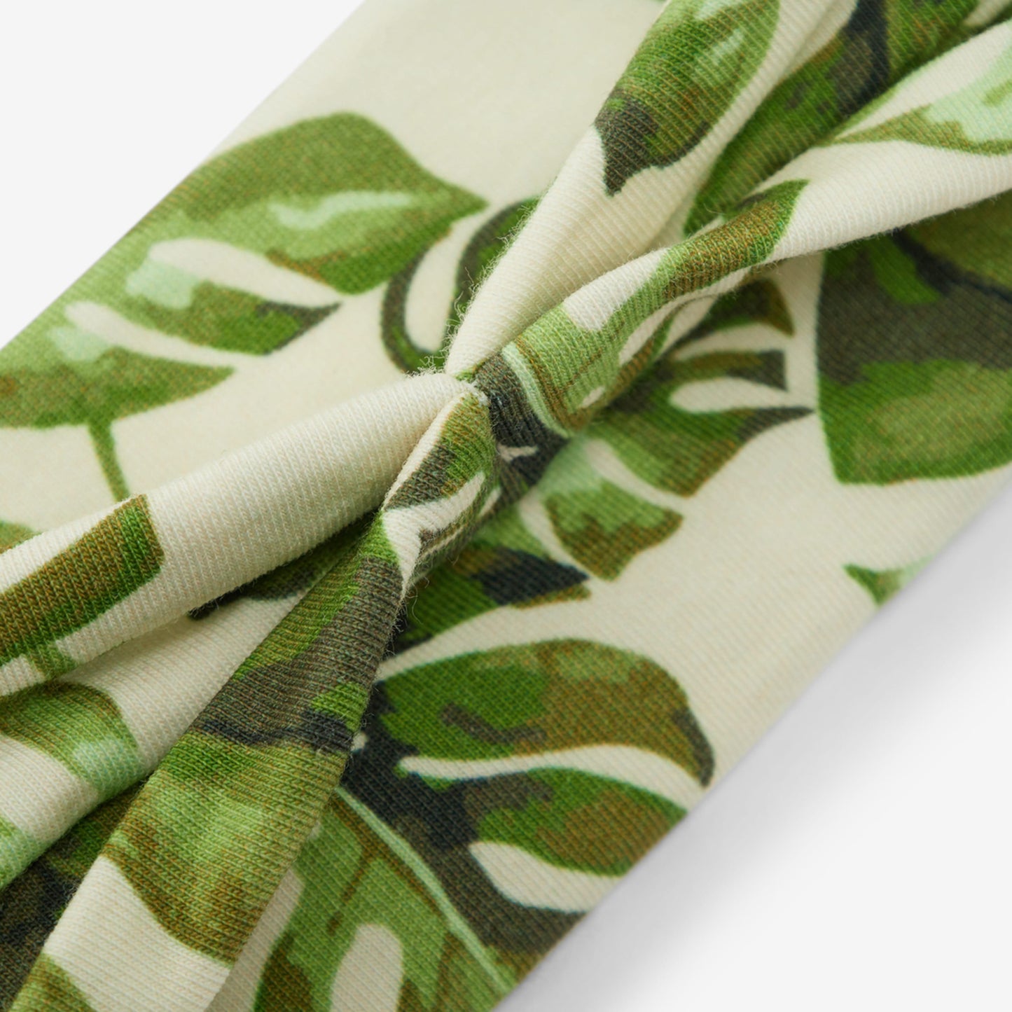 Island Leaf Cotton Stretch Knotted Headband