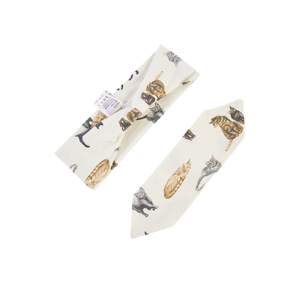 Cat Cotton Stretch Knotted Headband