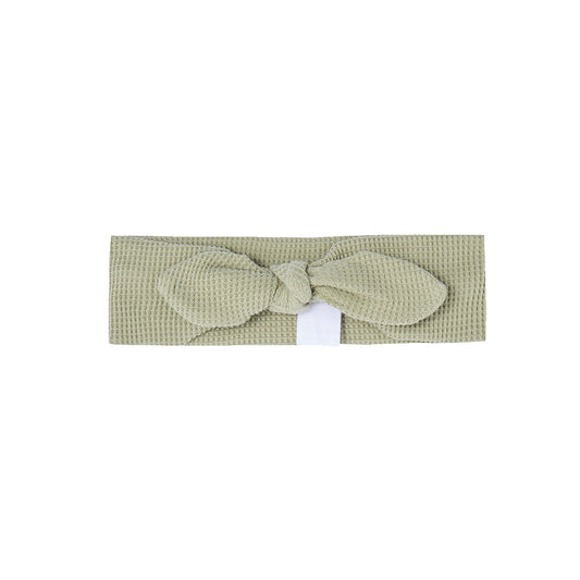 Tea Waffle Knotted Headband