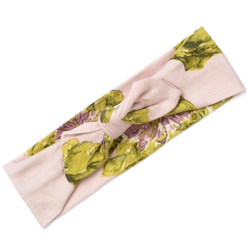 Milkbarn Headband in Organic Artichoke print