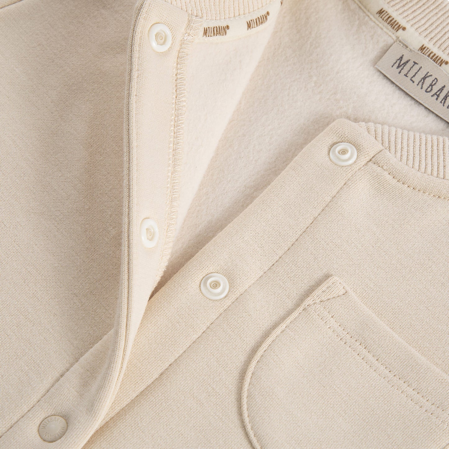 Parchment Cozy Snap Jumper