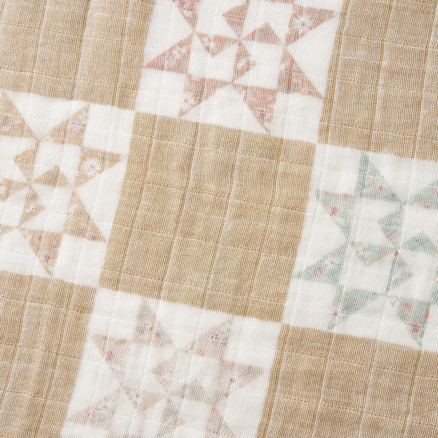 Quilt Organic Cotton Two-Piece Burp Cloth Set
