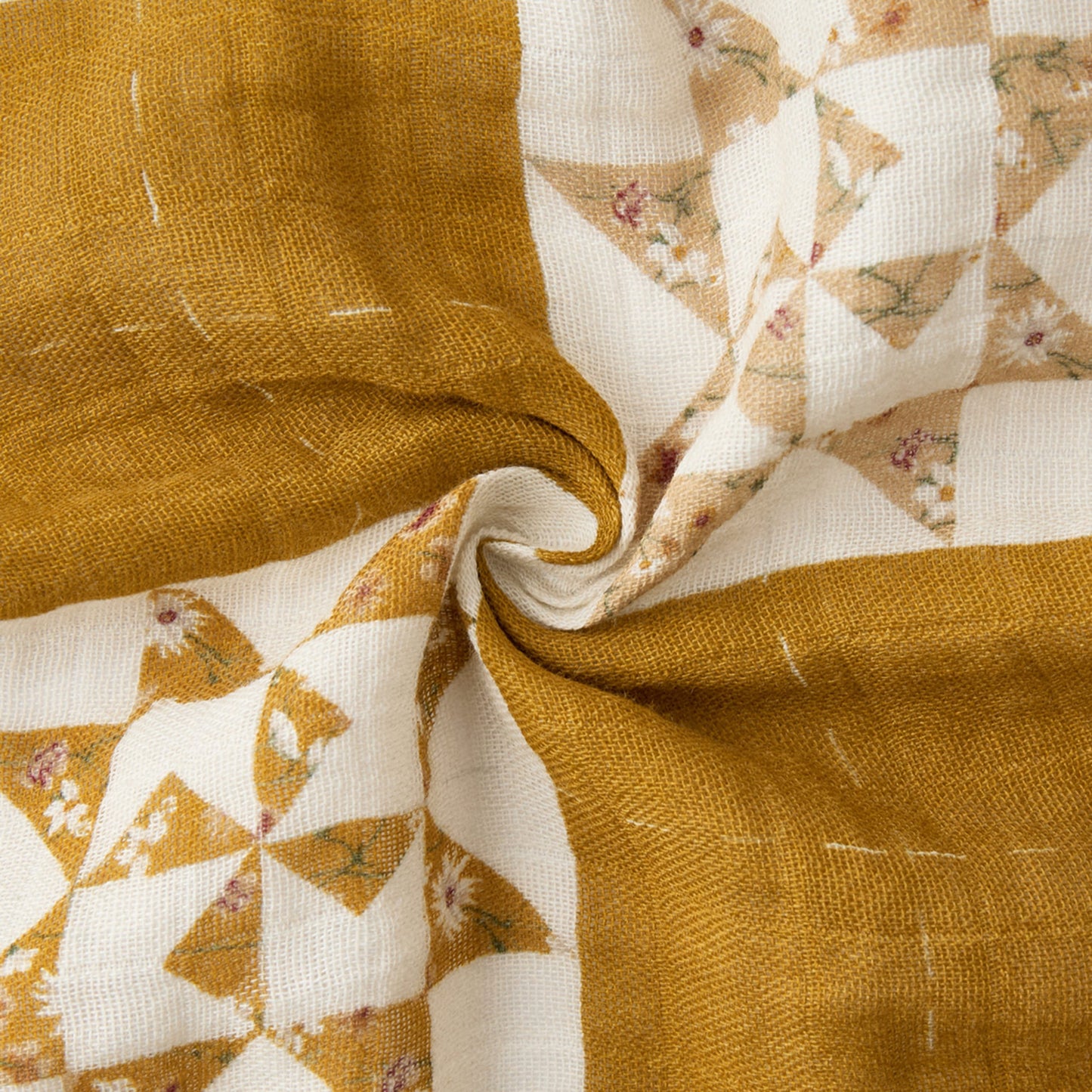 Quilt Organic Cotton Two-Piece Burp Cloth Set