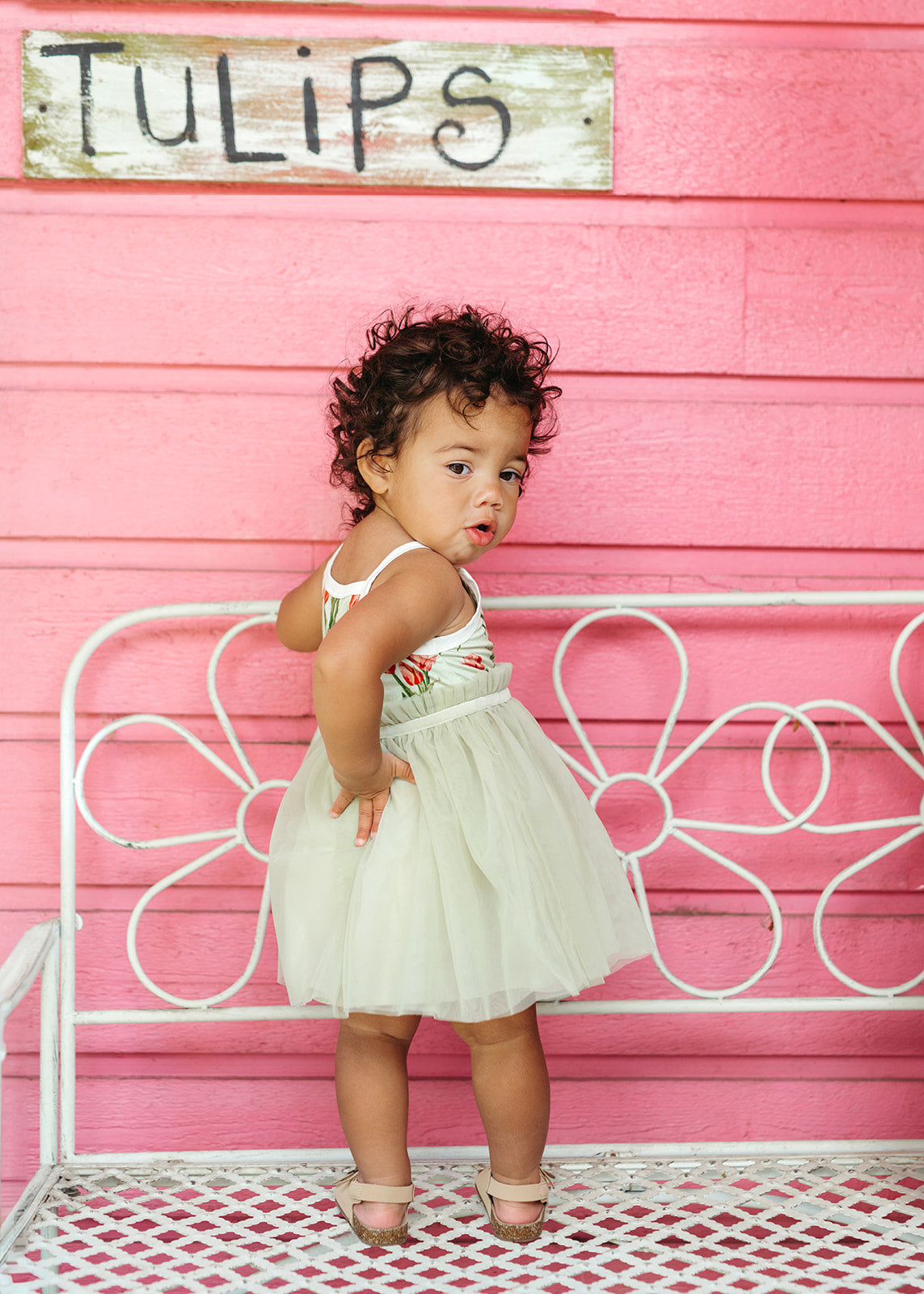 Island Leaf Cotton Stretch Ballet Dress