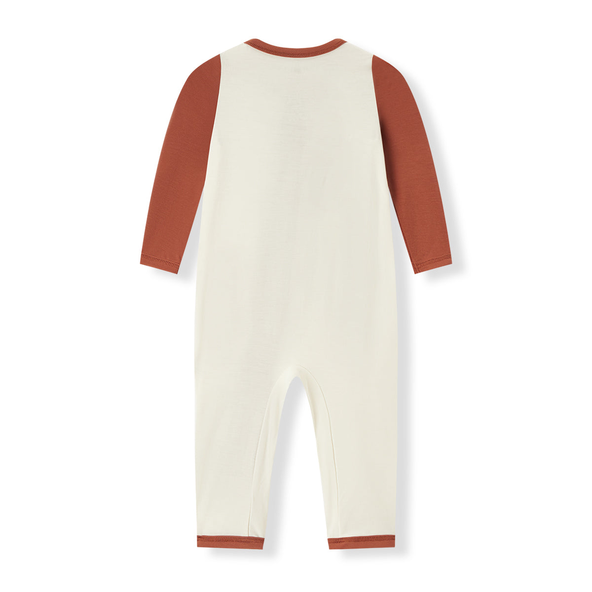 Milk Tea Bamboo Stretch Sport Zipper Pajama