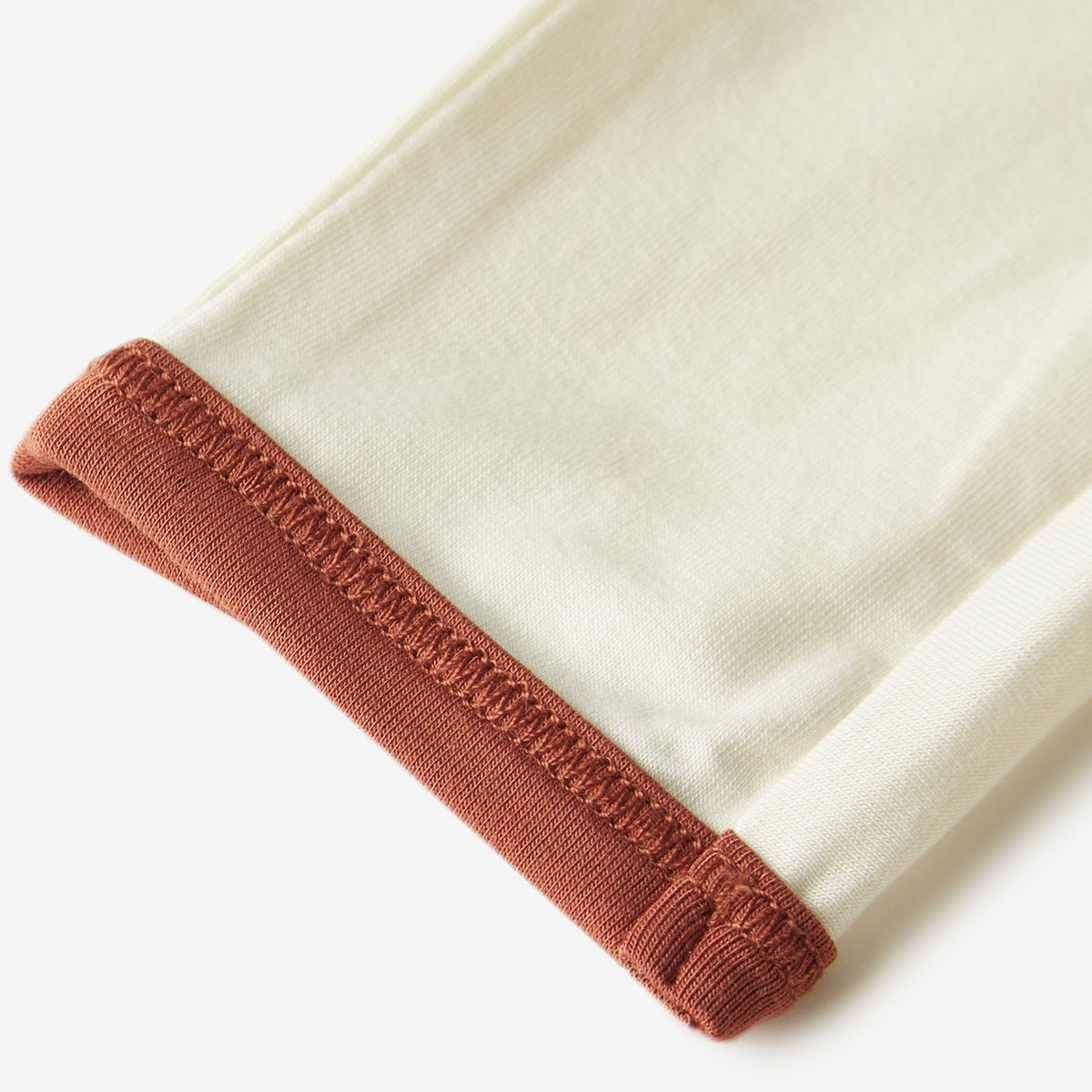 Milk Tea Bamboo Stretch Sport Zipper Pajama