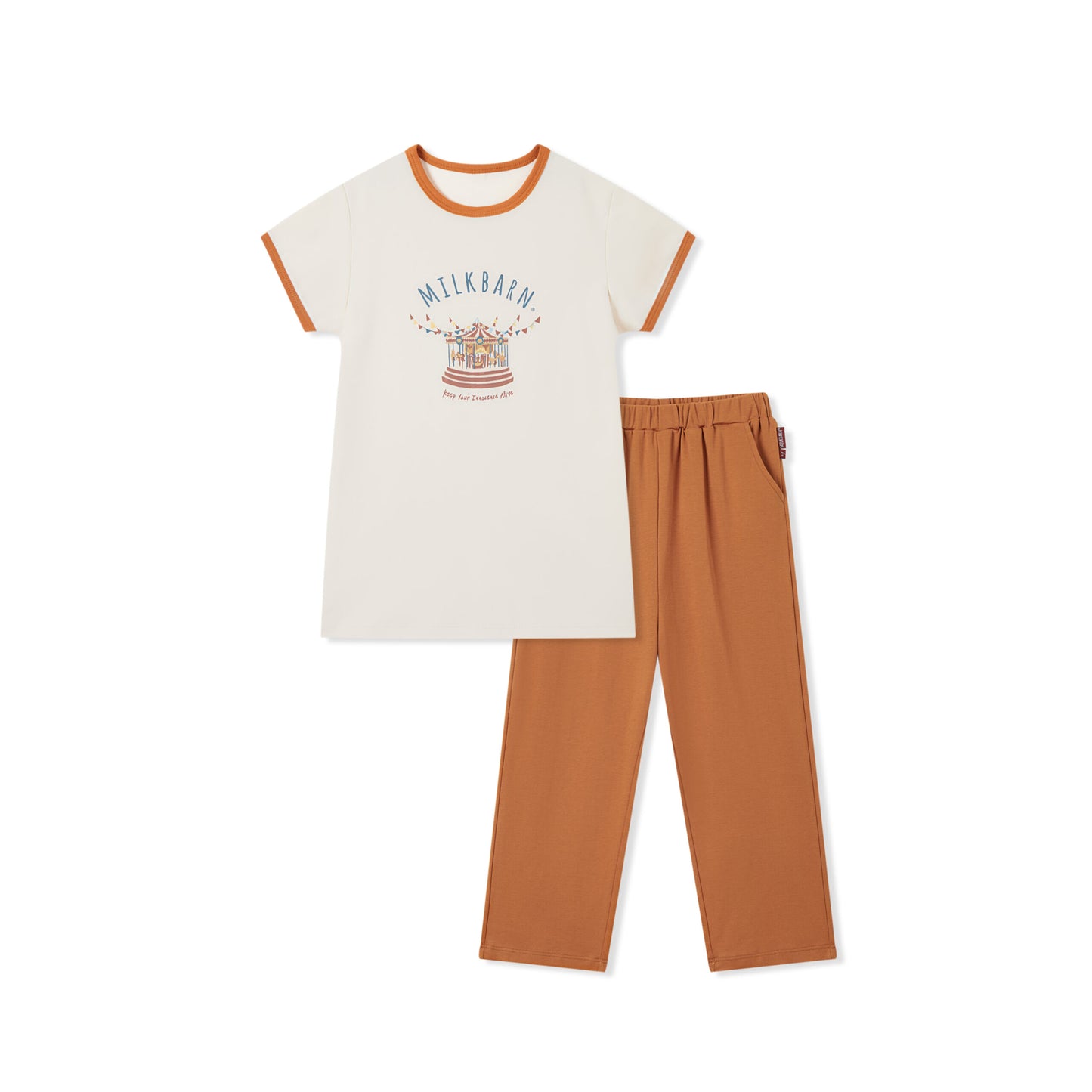 Butterscotch Bamboo Stretch SS Sport Two Piece Set