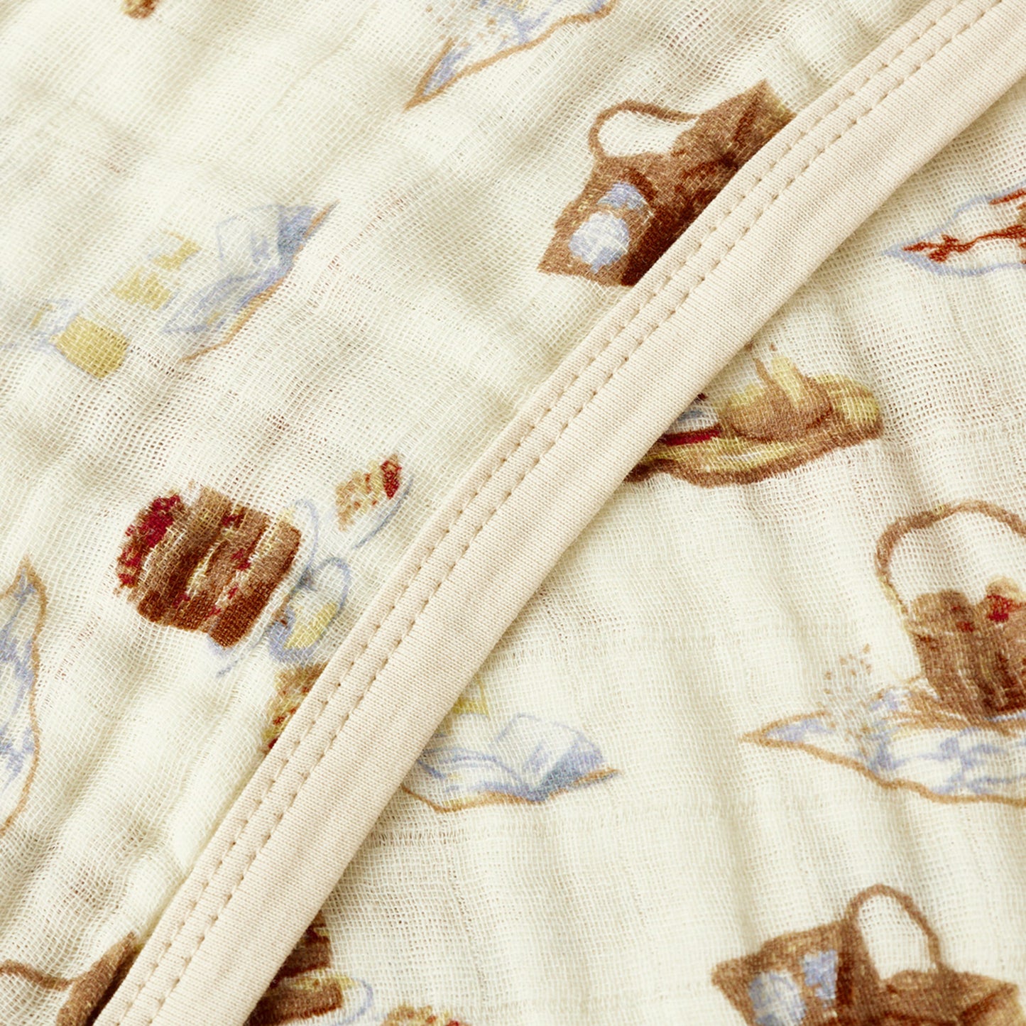 Picnic Organic Hooded Swaddle Blanket