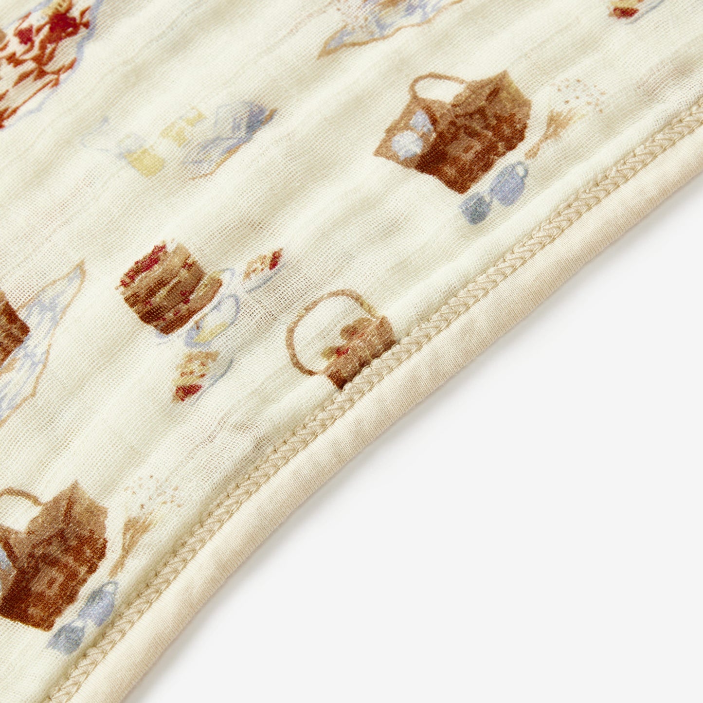 Picnic Organic Hooded Swaddle Blanket