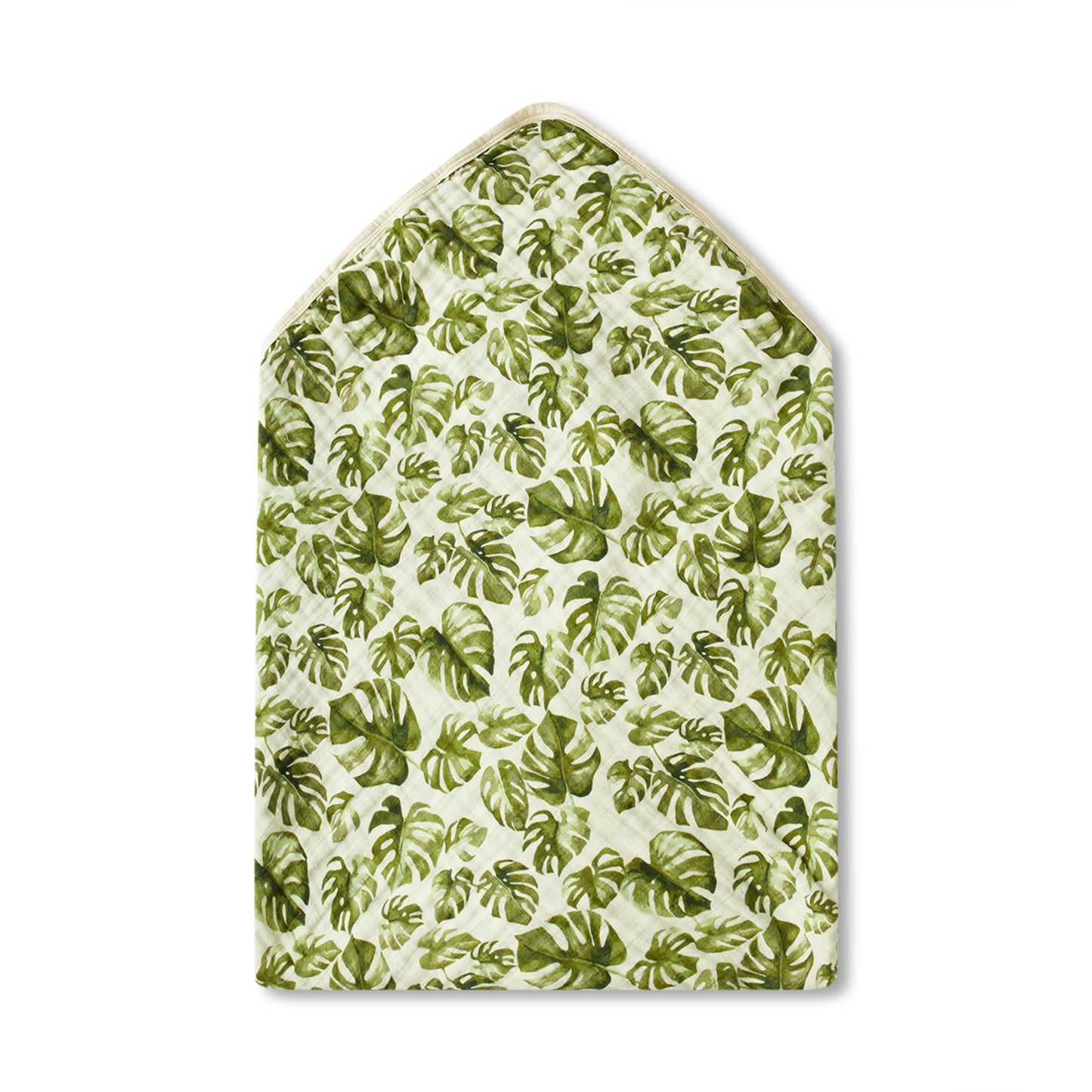 Island Leaf Organic Hooded Swaddle Blanket