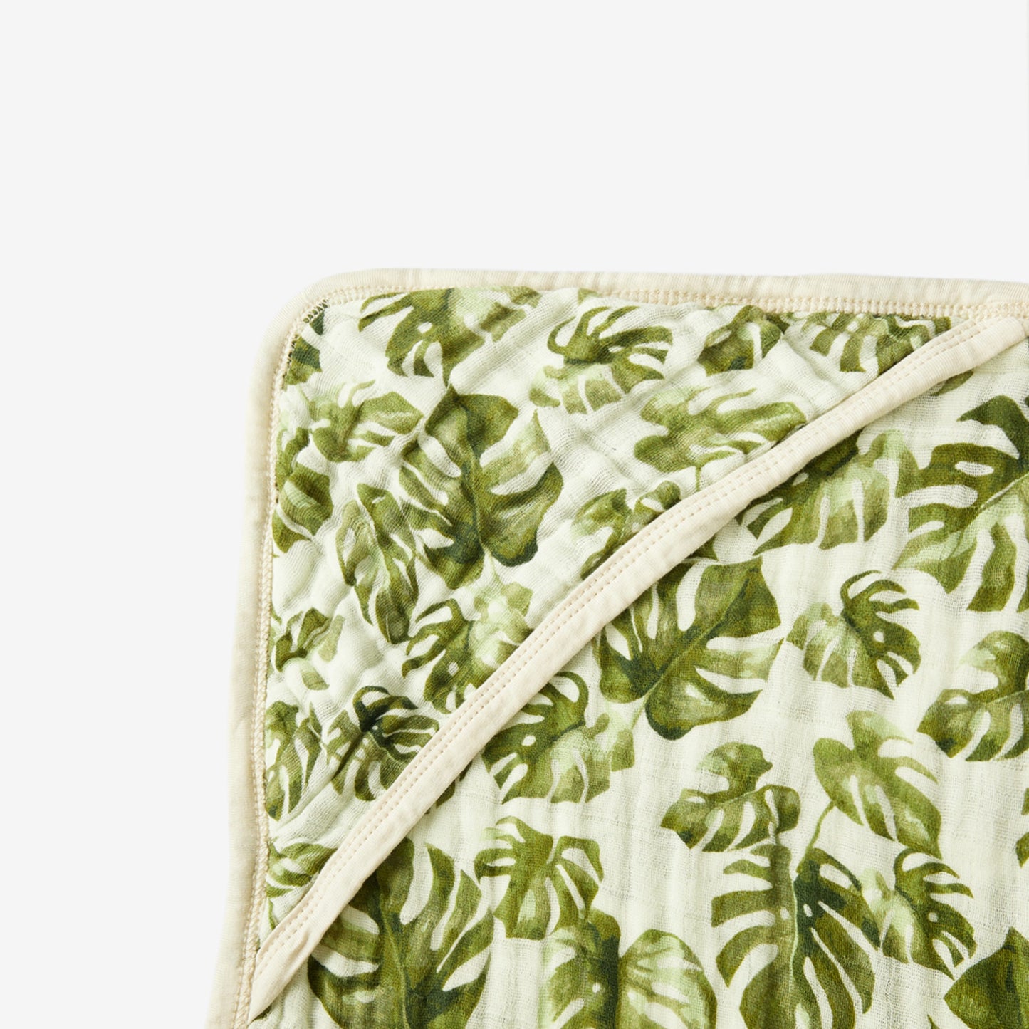 Island Leaf Organic Hooded Swaddle Blanket