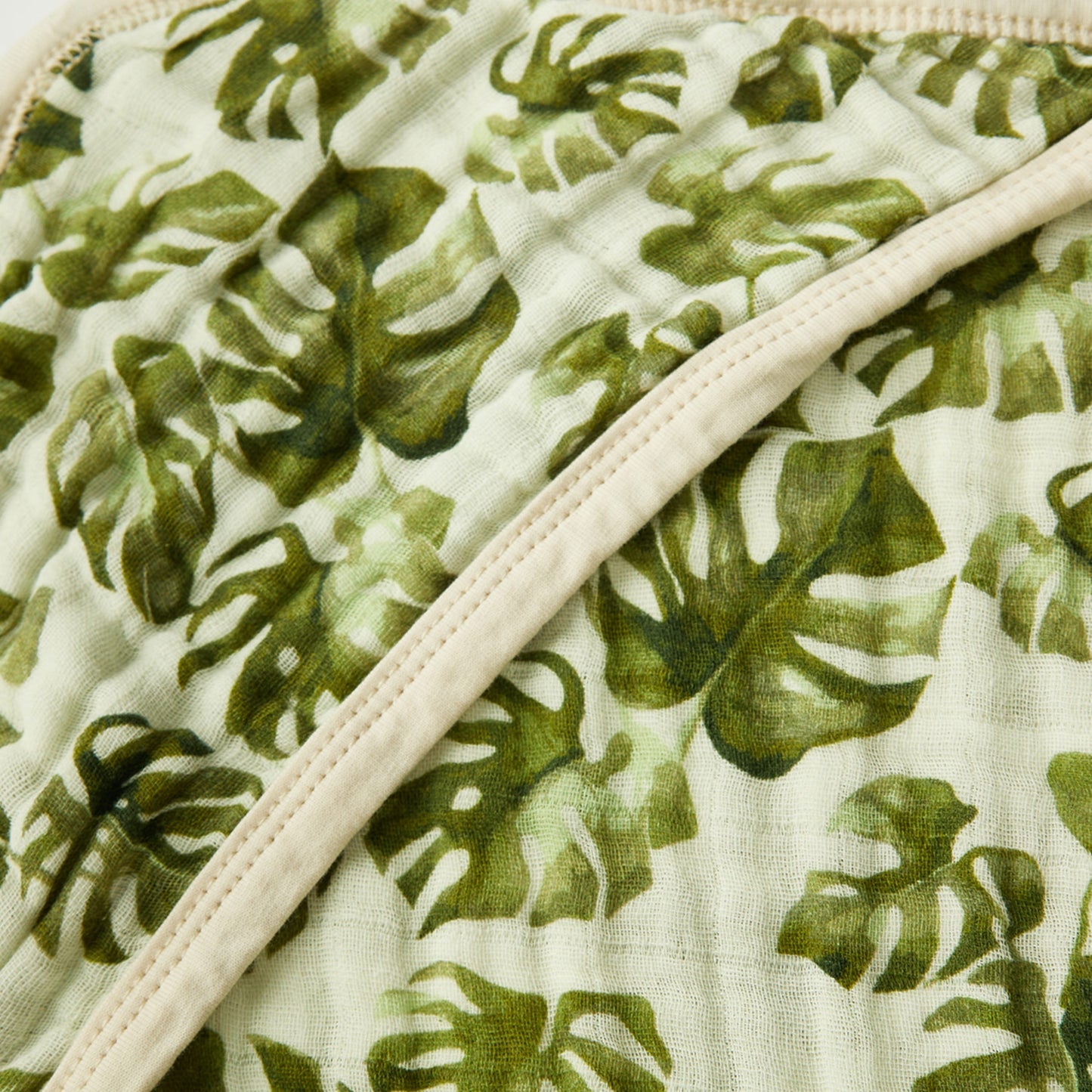 Island Leaf Organic Hooded Swaddle Blanket