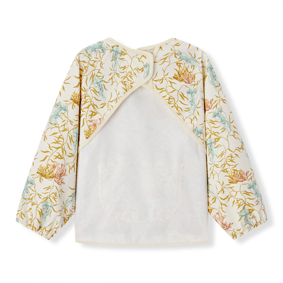 under the sea long sleeve pocket bib