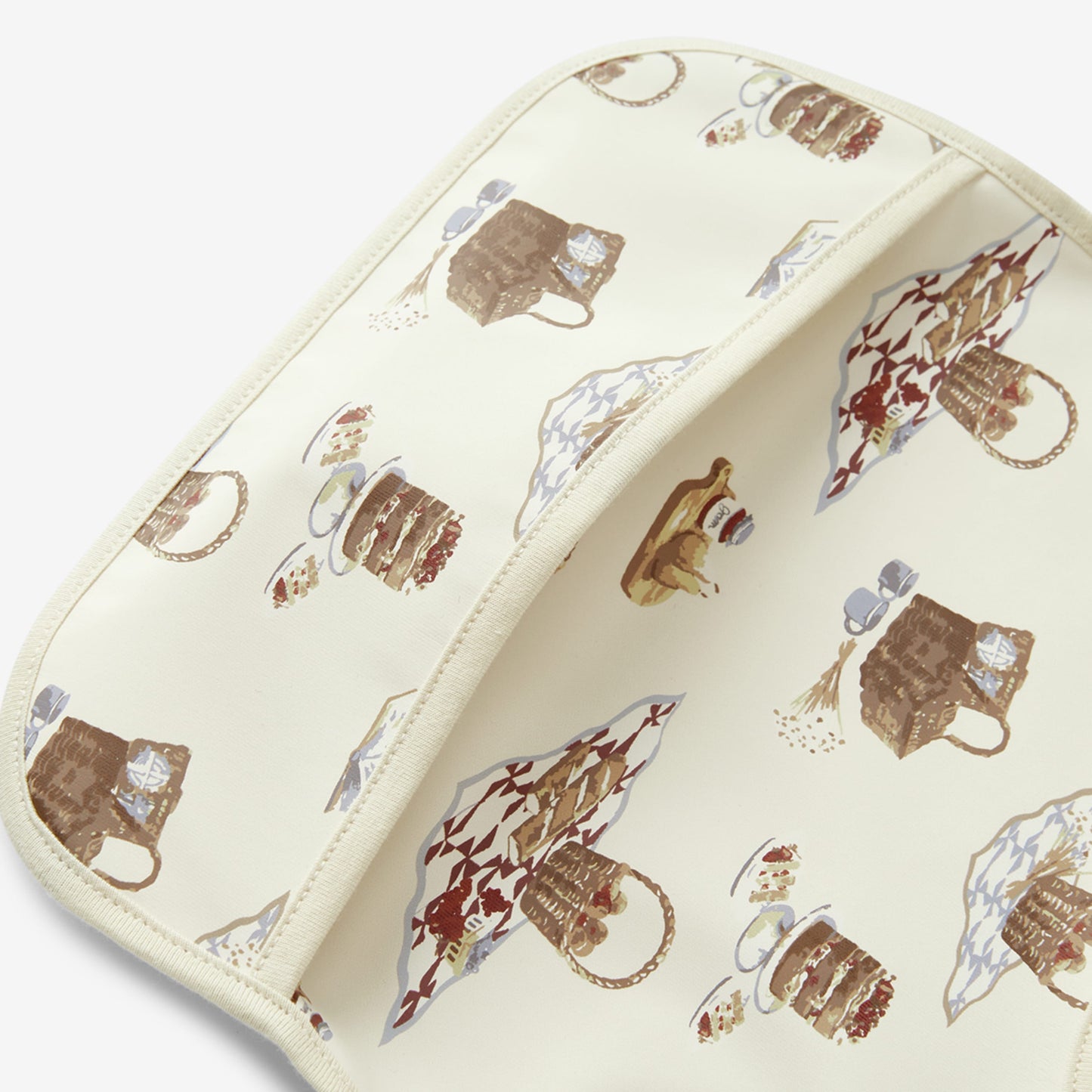Picnic Ruffle Pocket Bib