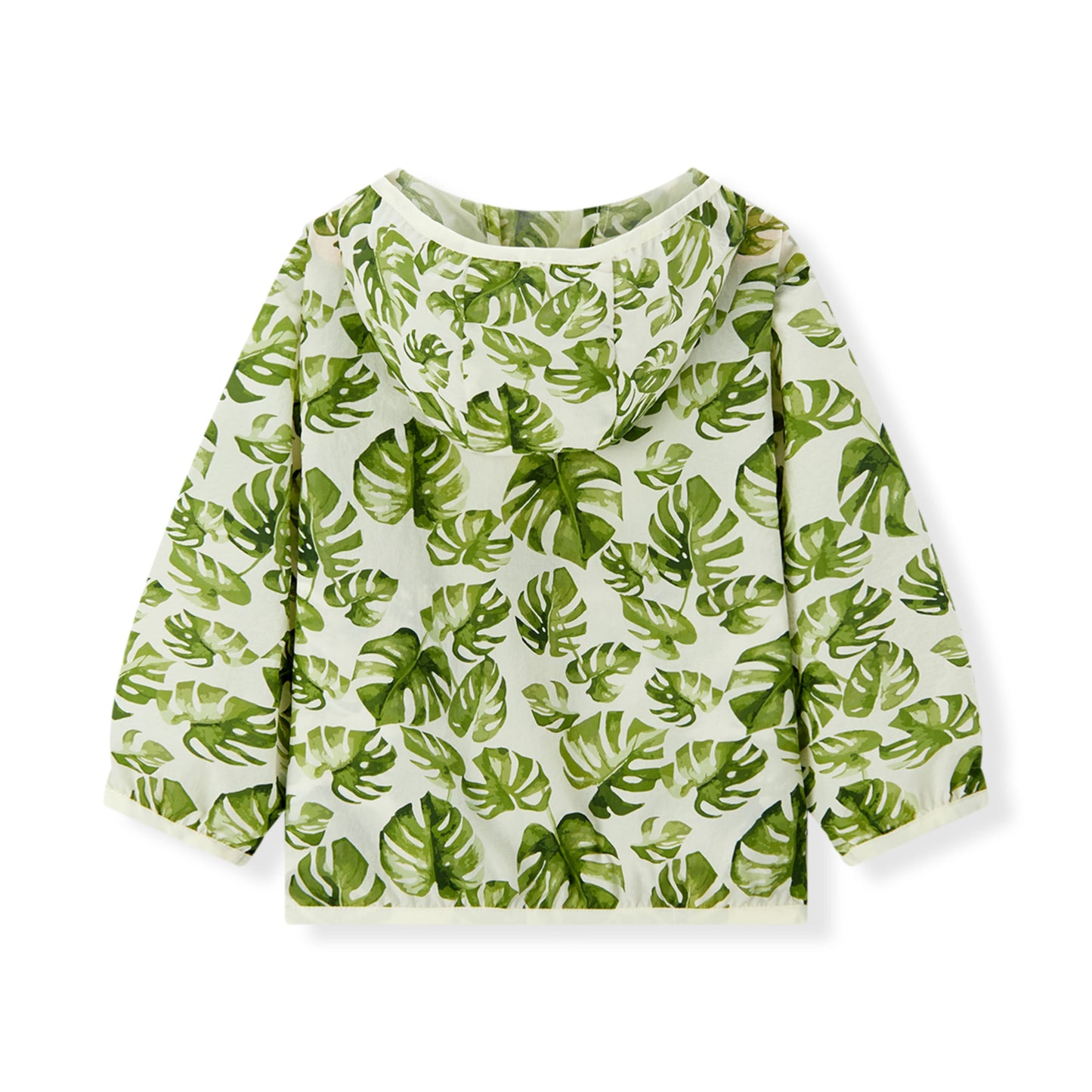 Island Leaf Hooded Sun Shield Windbreaker